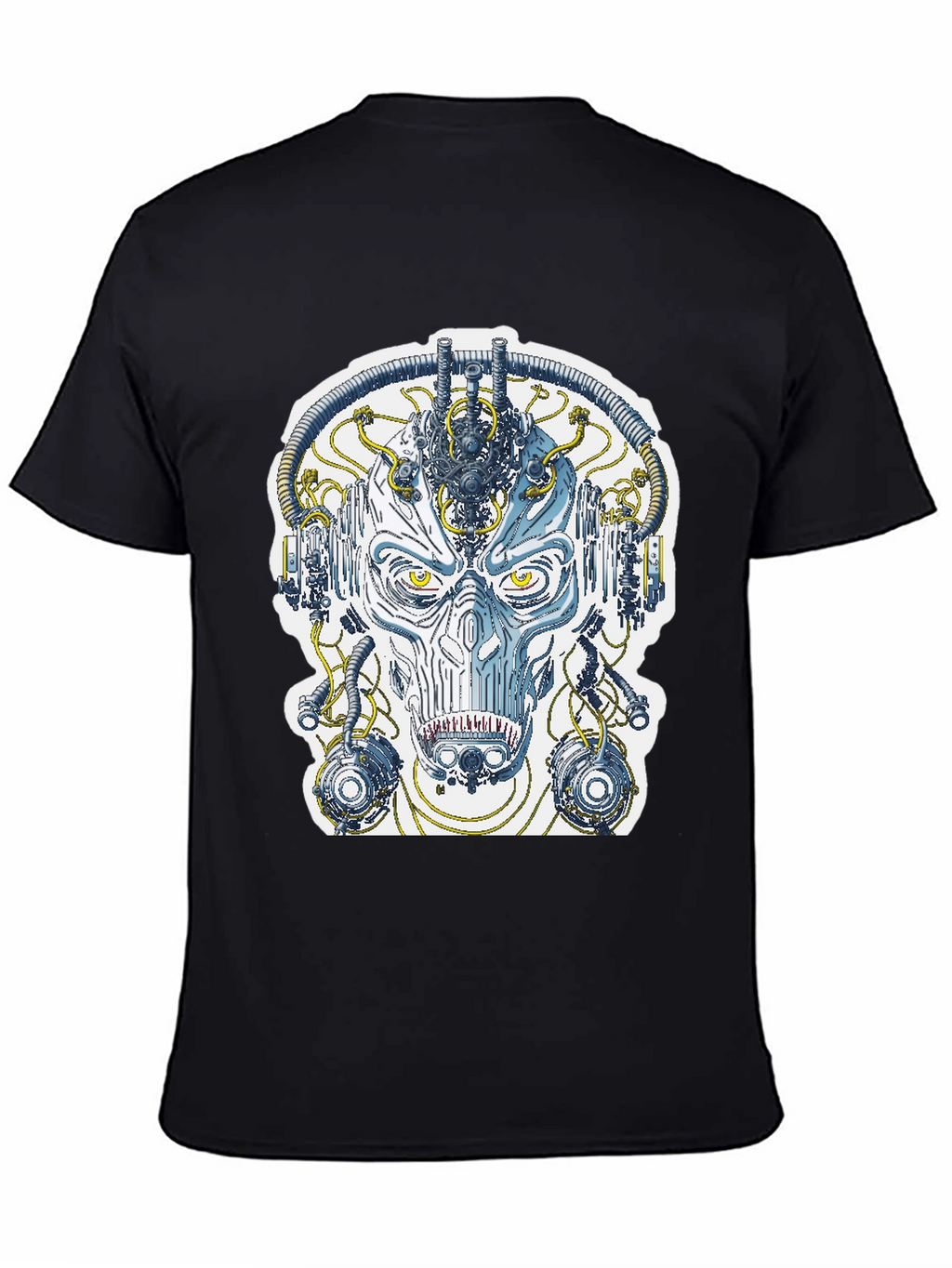 Cyberpunk Face T-Shirt - Sci-Fi Graphic Tee