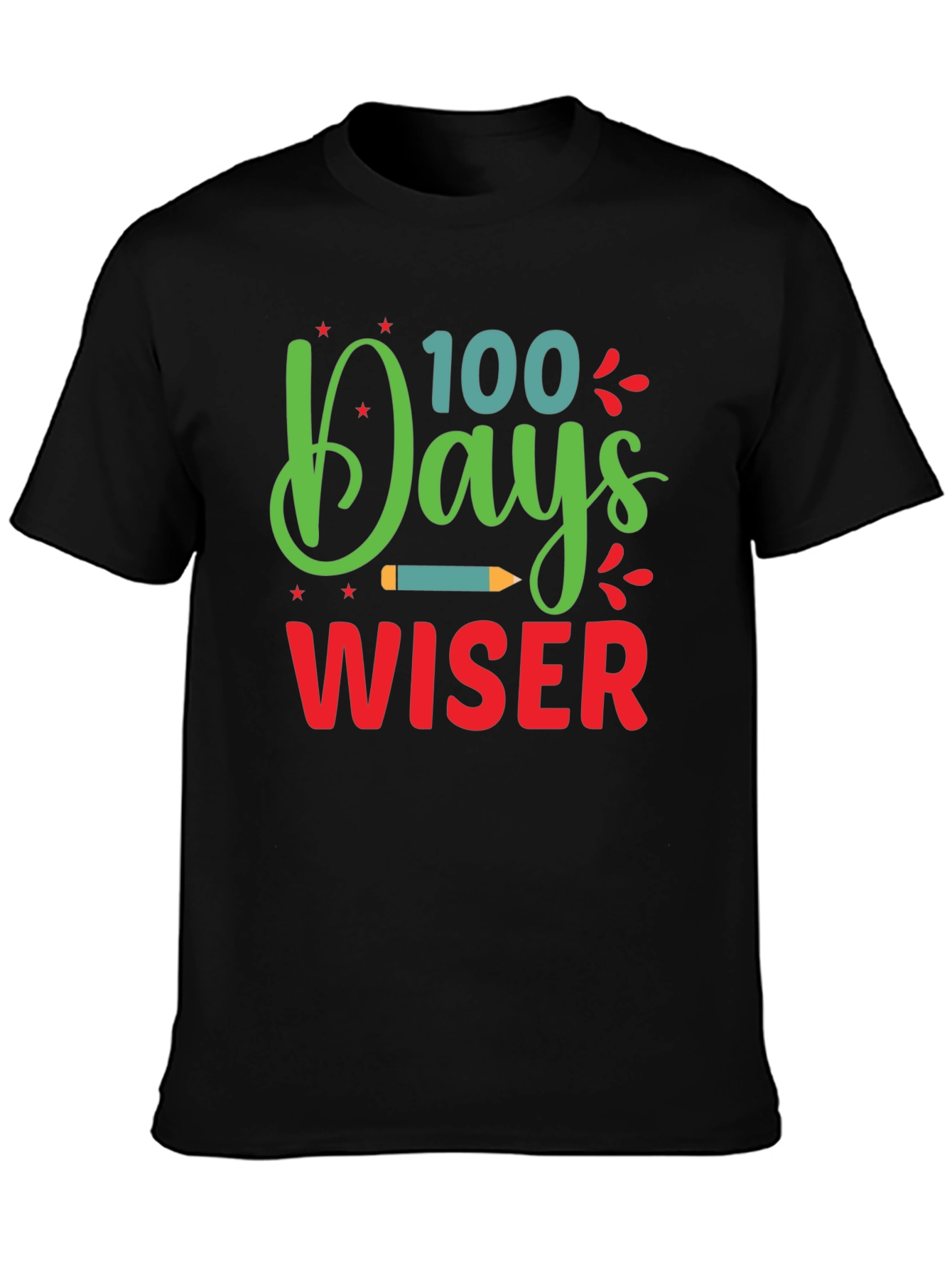 100 Days Wiser T-Shirt - Back to School Apparel