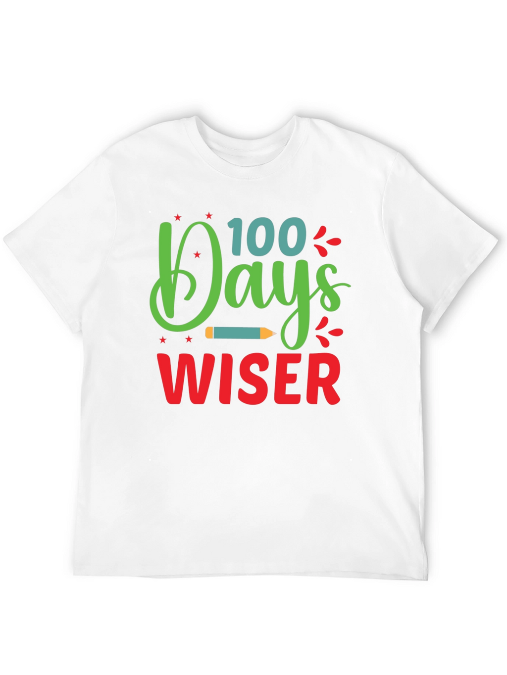 100 Days Wiser T-Shirt - Back to School Apparel
