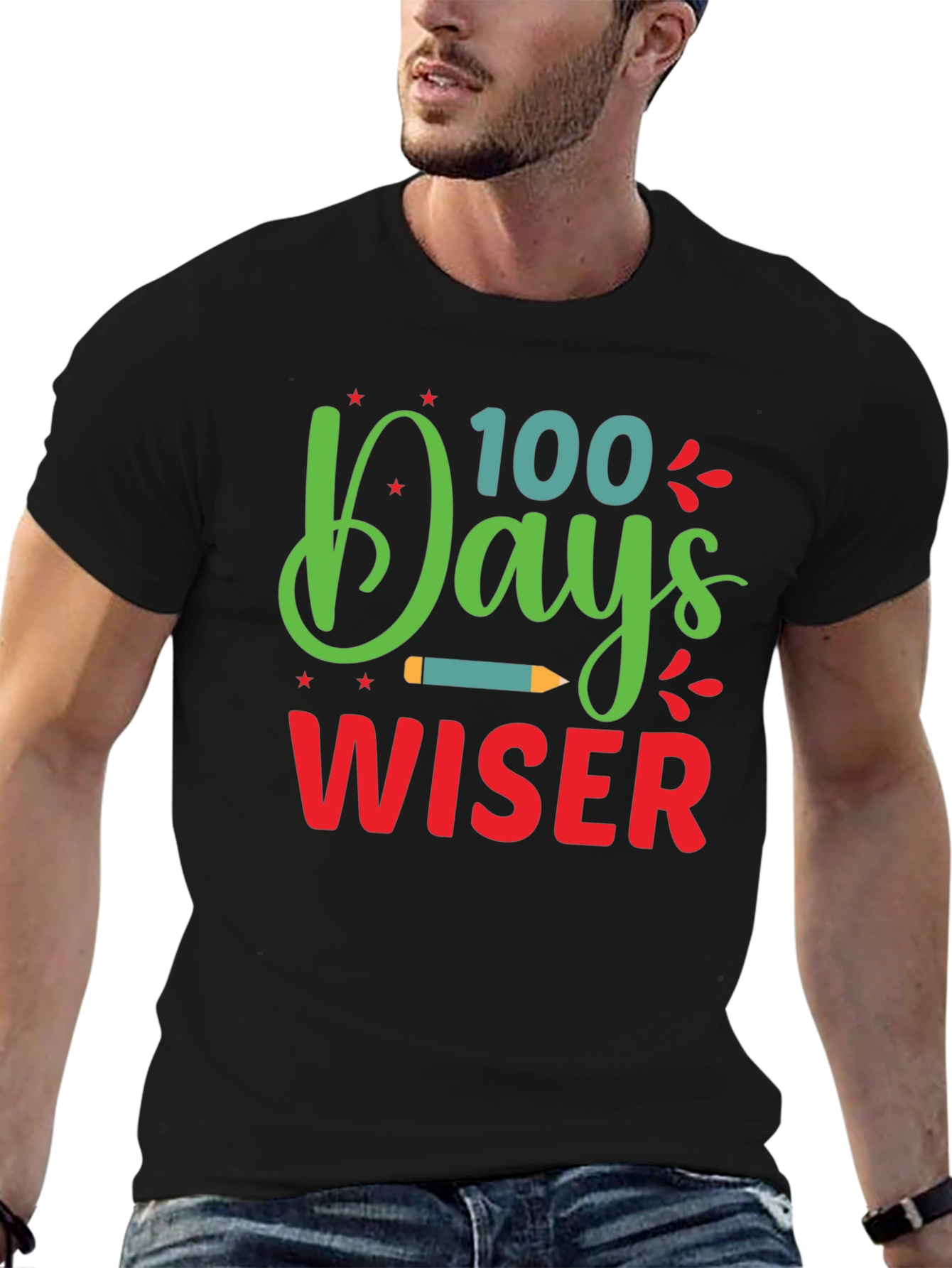 100 Days Wiser T-Shirt - Back to School Apparel