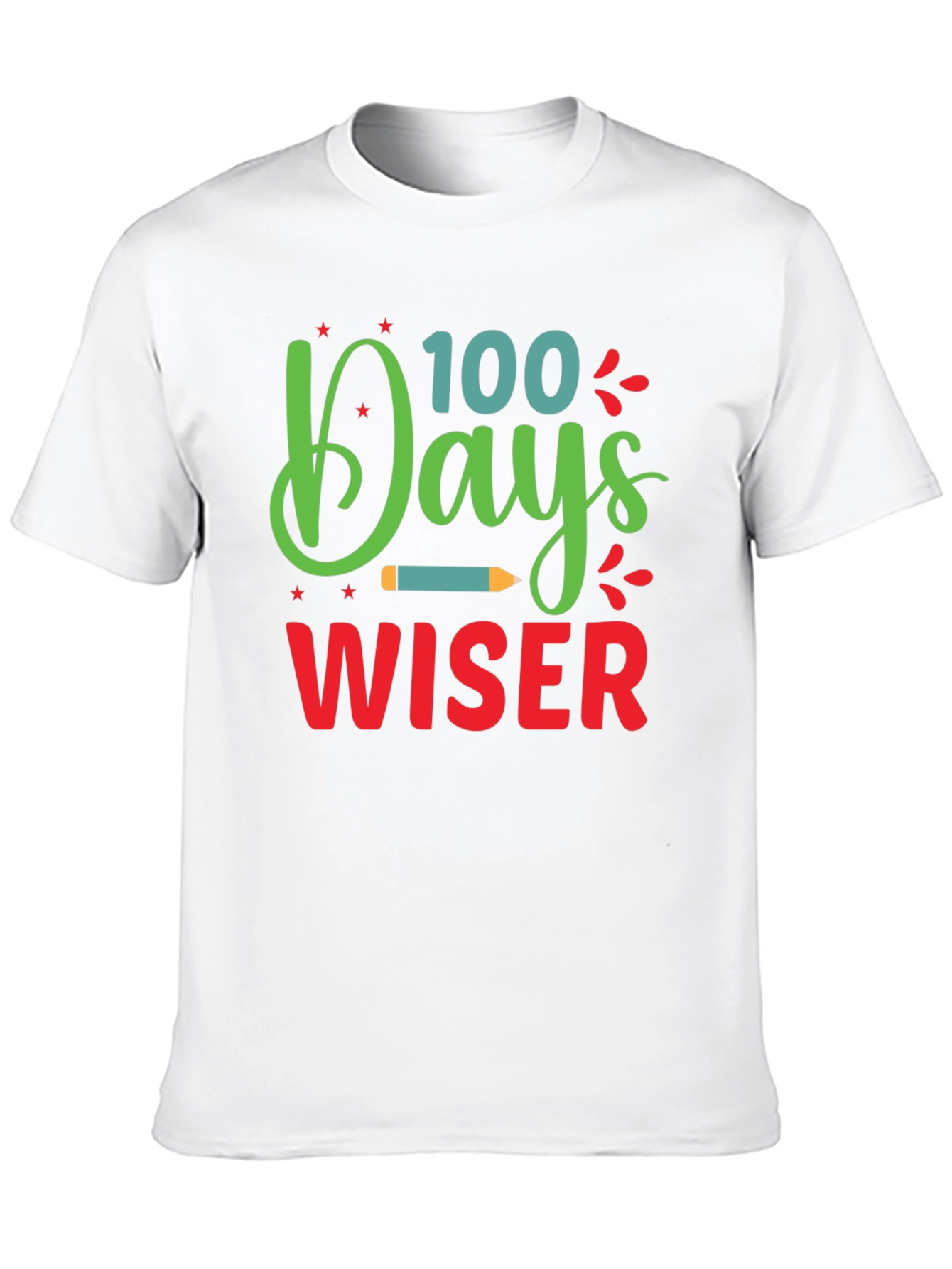 100 Days Wiser T-Shirt - Back to School Apparel