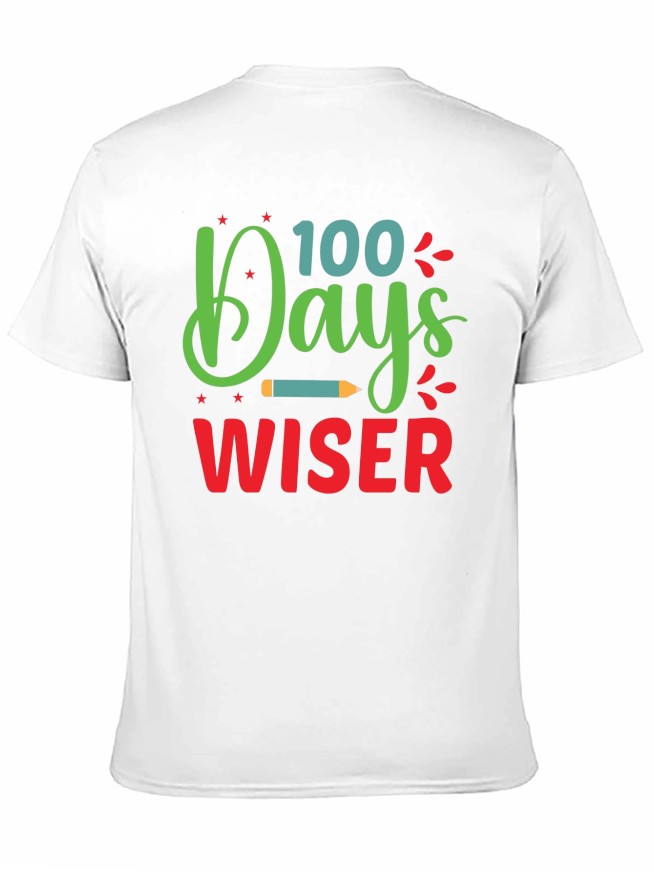 100 Days Wiser T-Shirt - Back to School Apparel