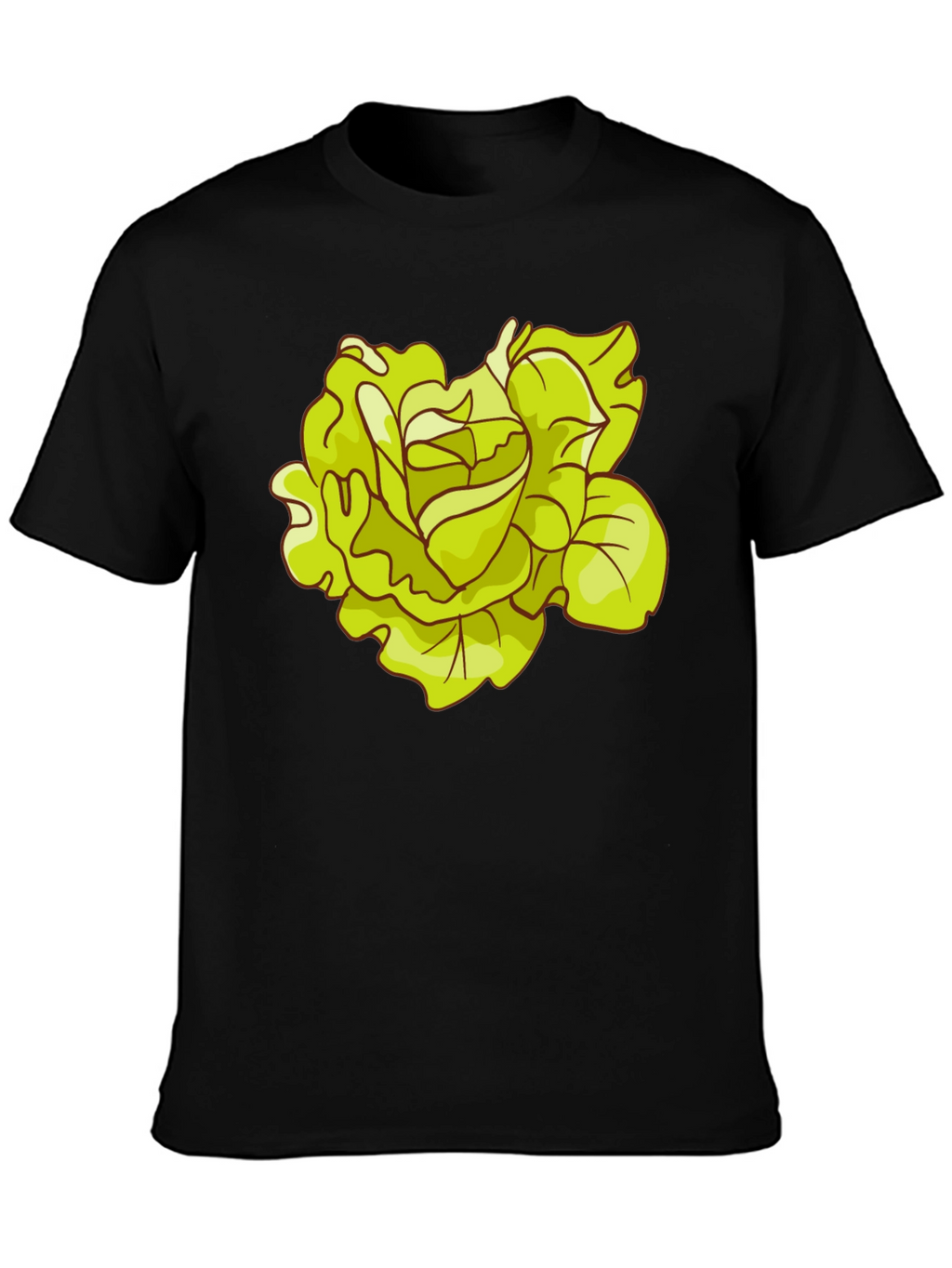 Lettuce Graphic Black T-Shirt