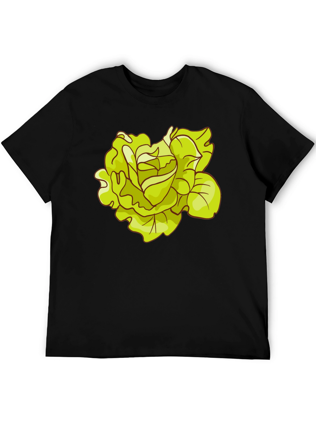 Lettuce Graphic Black T-Shirt