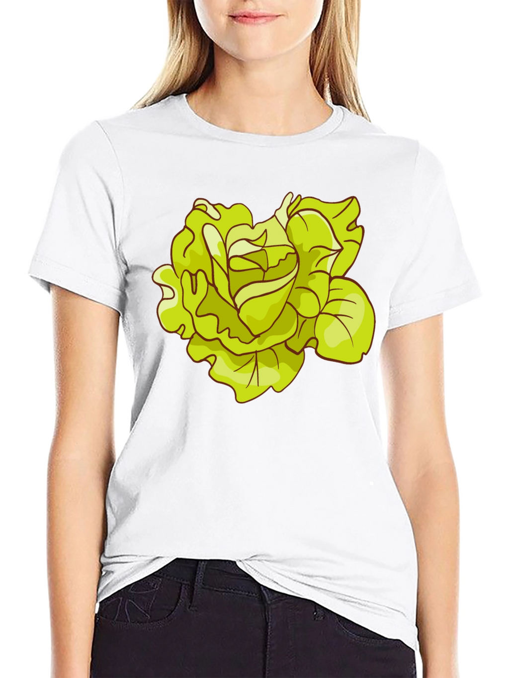 Lettuce Graphic Black T-Shirt