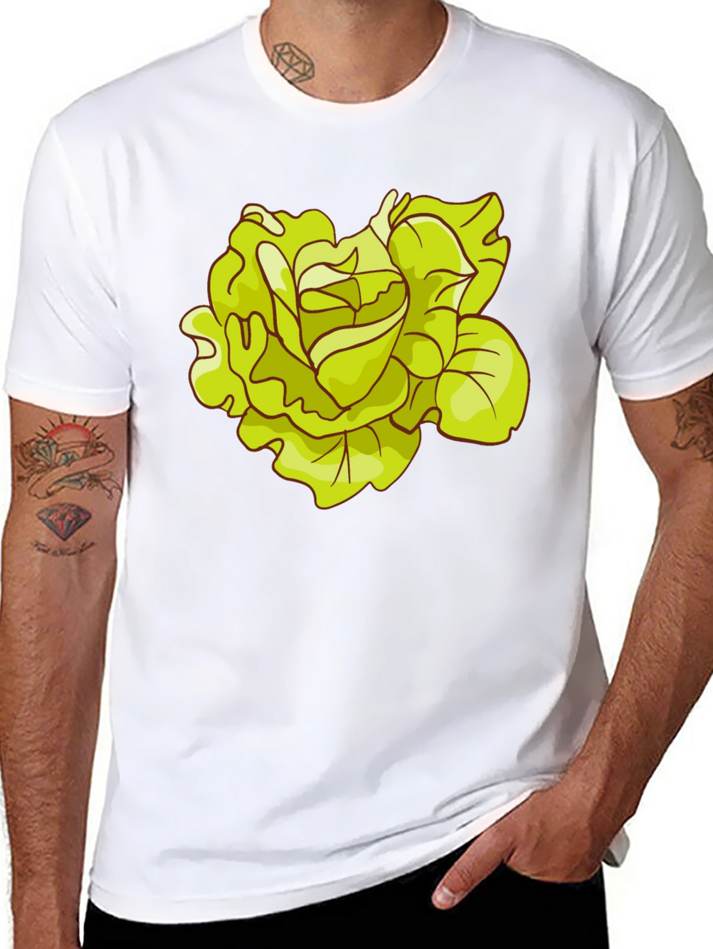 Lettuce Graphic Black T-Shirt