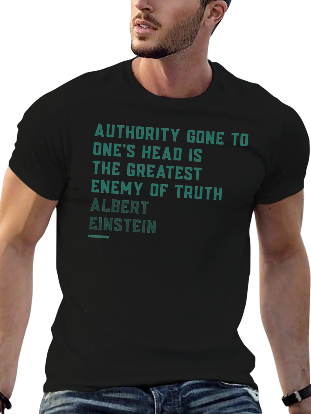 Authority Gone to Ones Head Quote T-Shirt