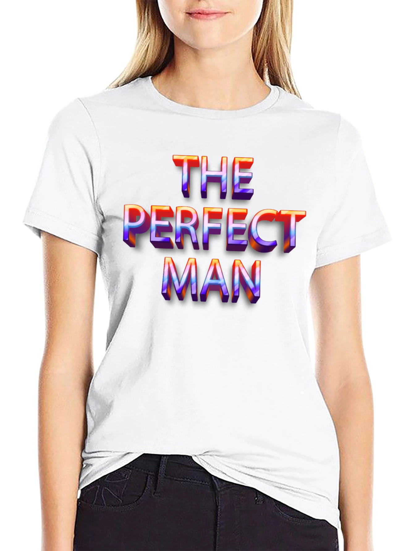 The Perfect Man Graphic Tee - Bold Retro Style