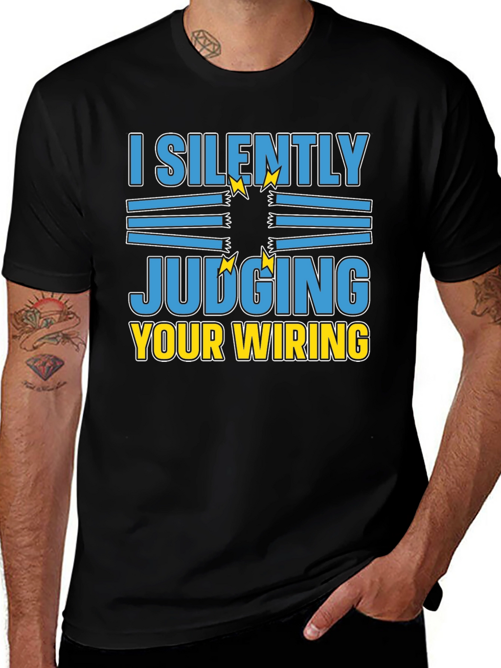 I Silently Judging Your Wiring T-Shirt