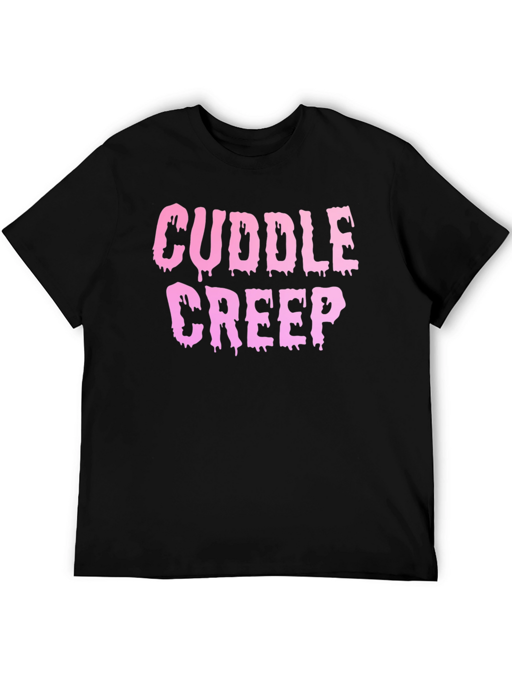 Cuddle Creep Graphic Print Black Tee