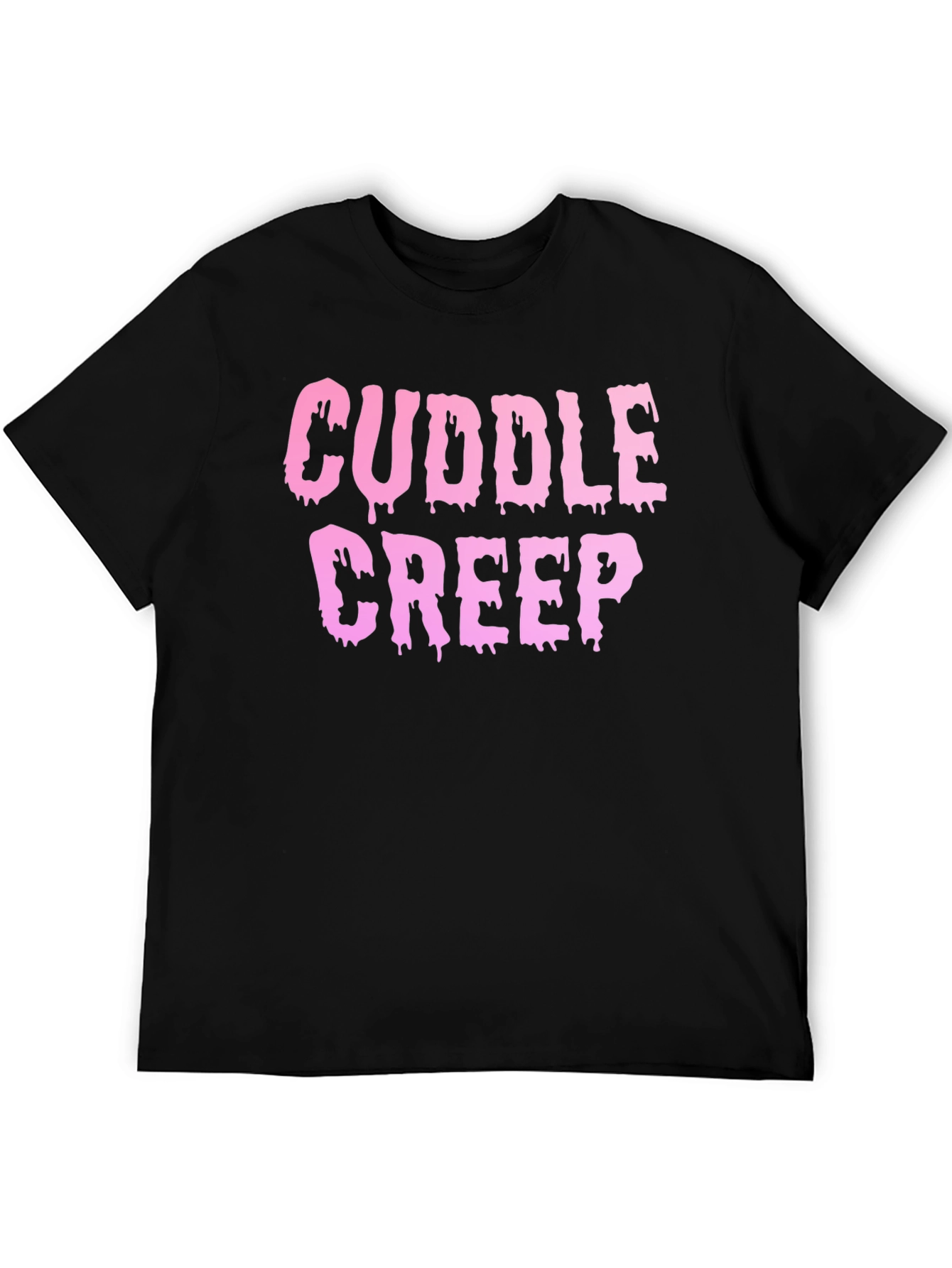 Cuddle Creep Graphic Print Black Tee