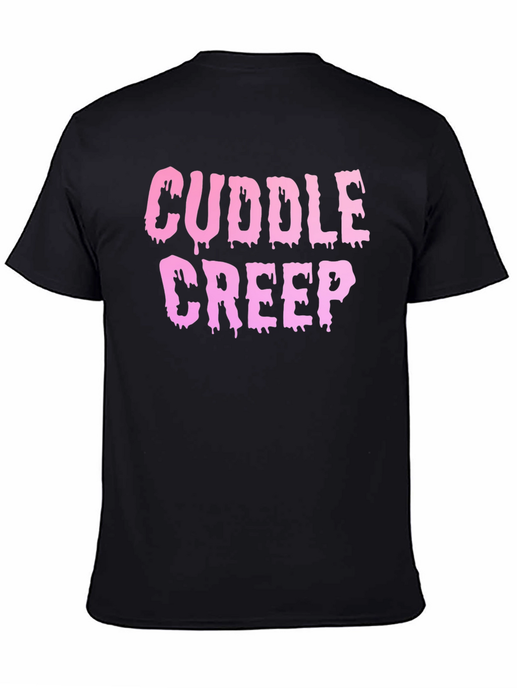 Cuddle Creep Graphic Print Black Tee