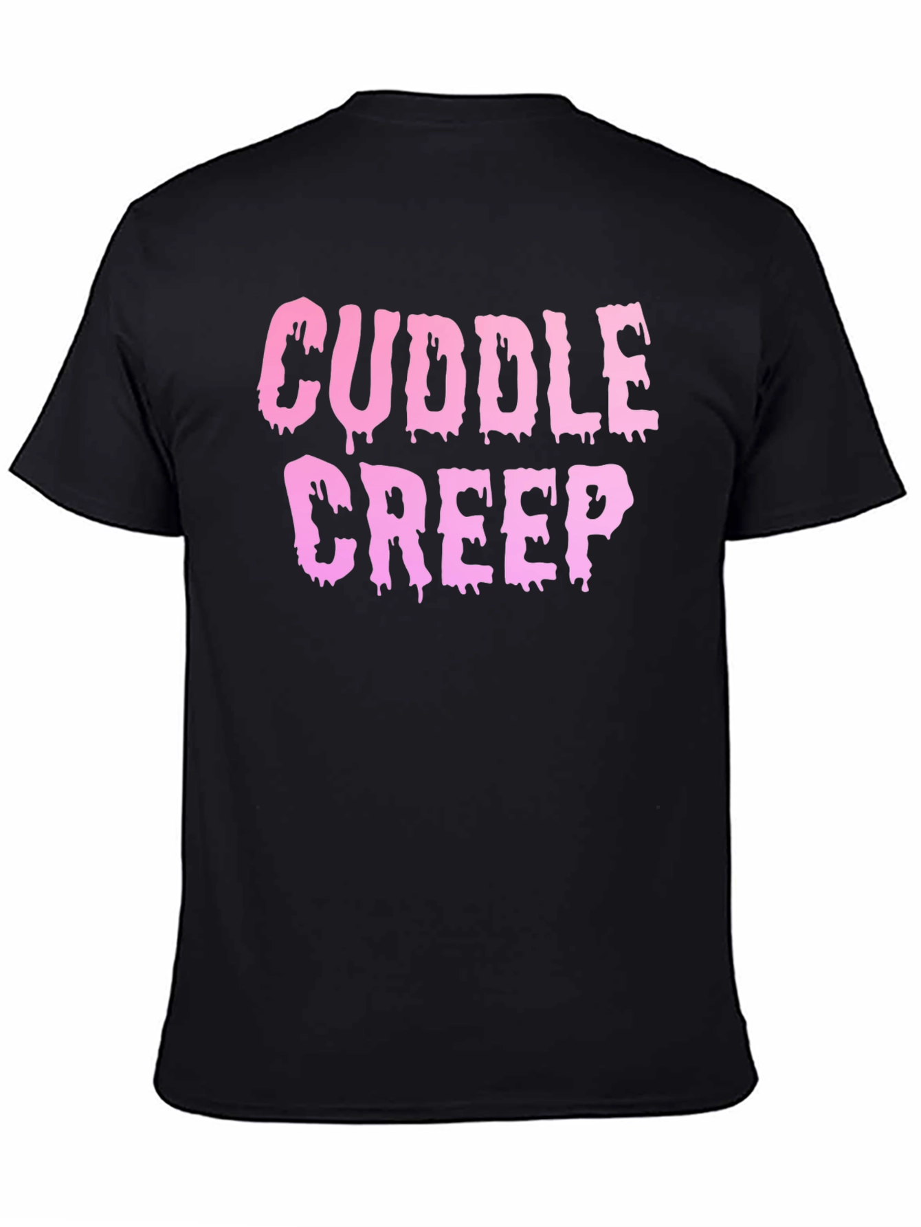 Cuddle Creep Graphic Print Black Tee