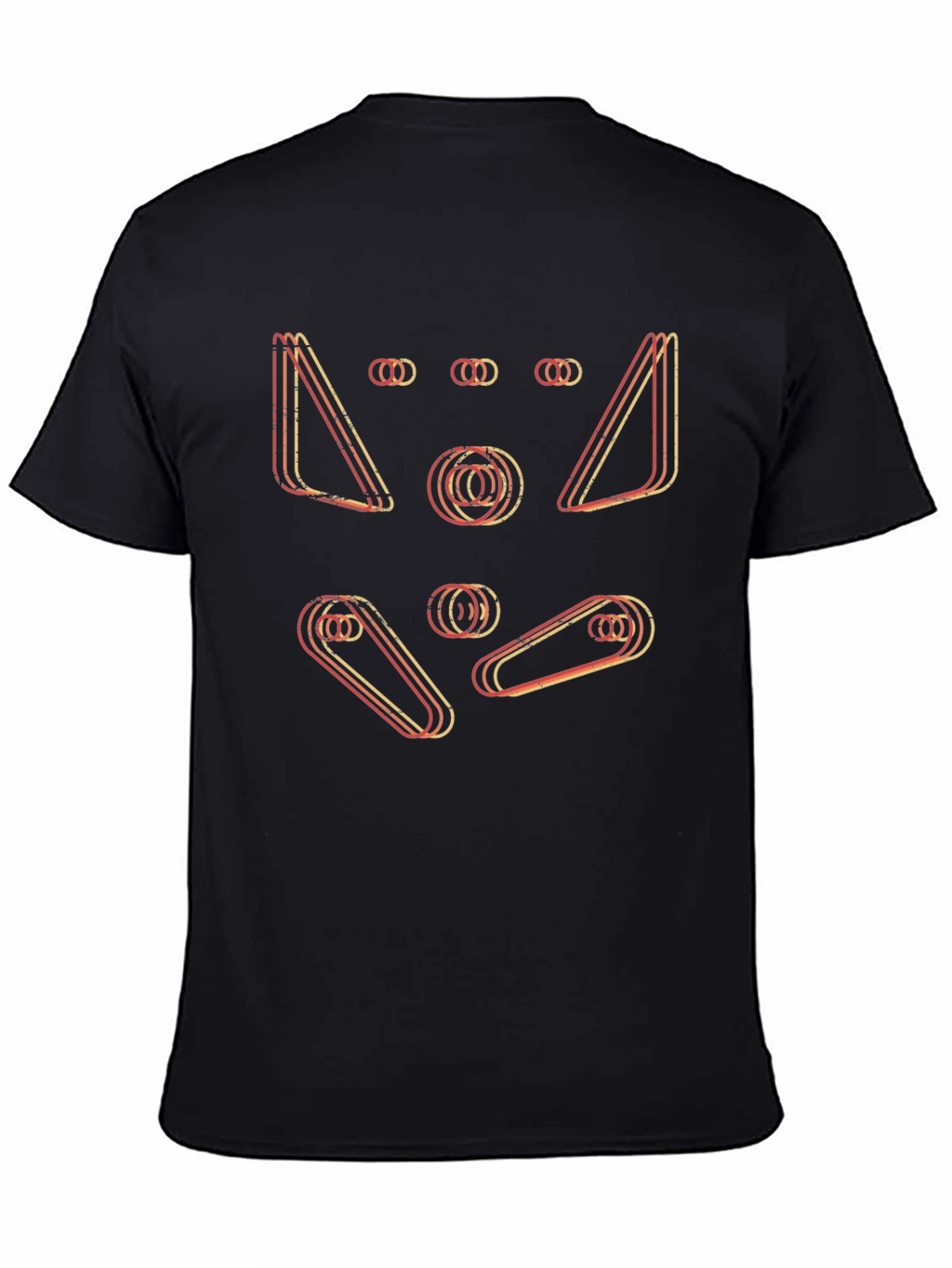 Retro Geometric Graphic T-Shirt