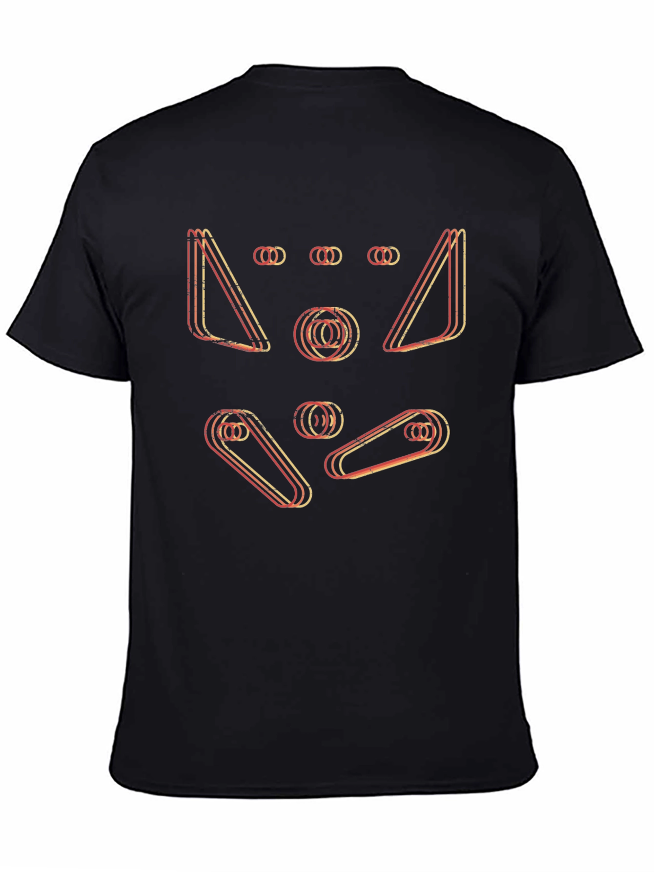 Retro Geometric Graphic T-Shirt