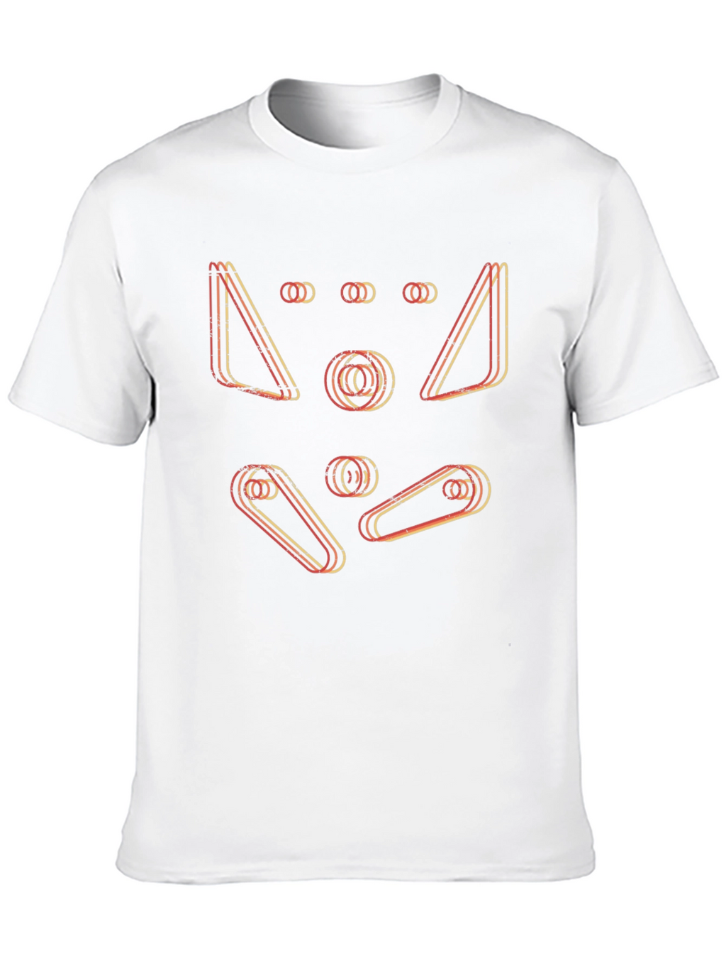Retro Geometric Graphic T-Shirt