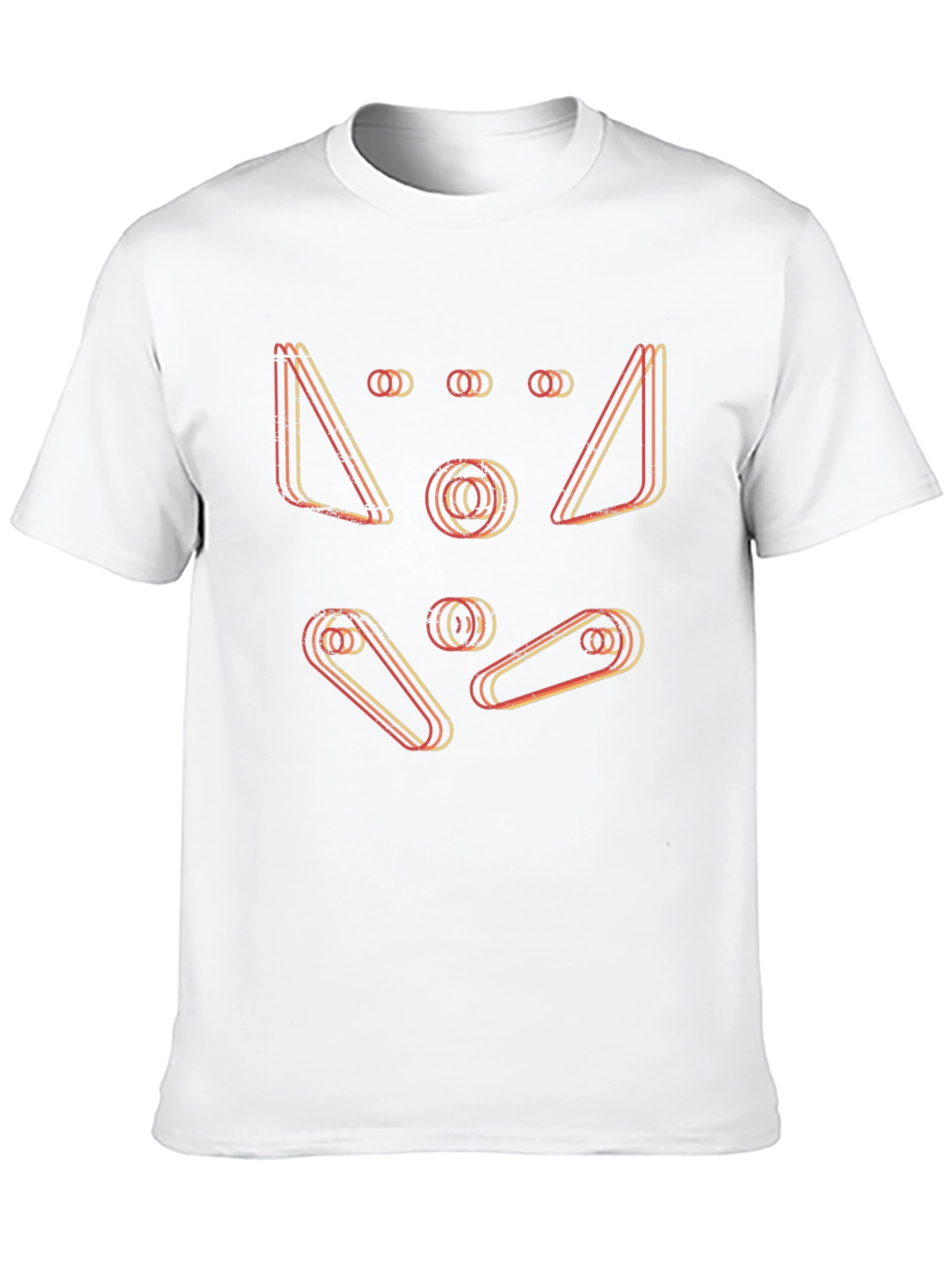 Retro Geometric Graphic T-Shirt
