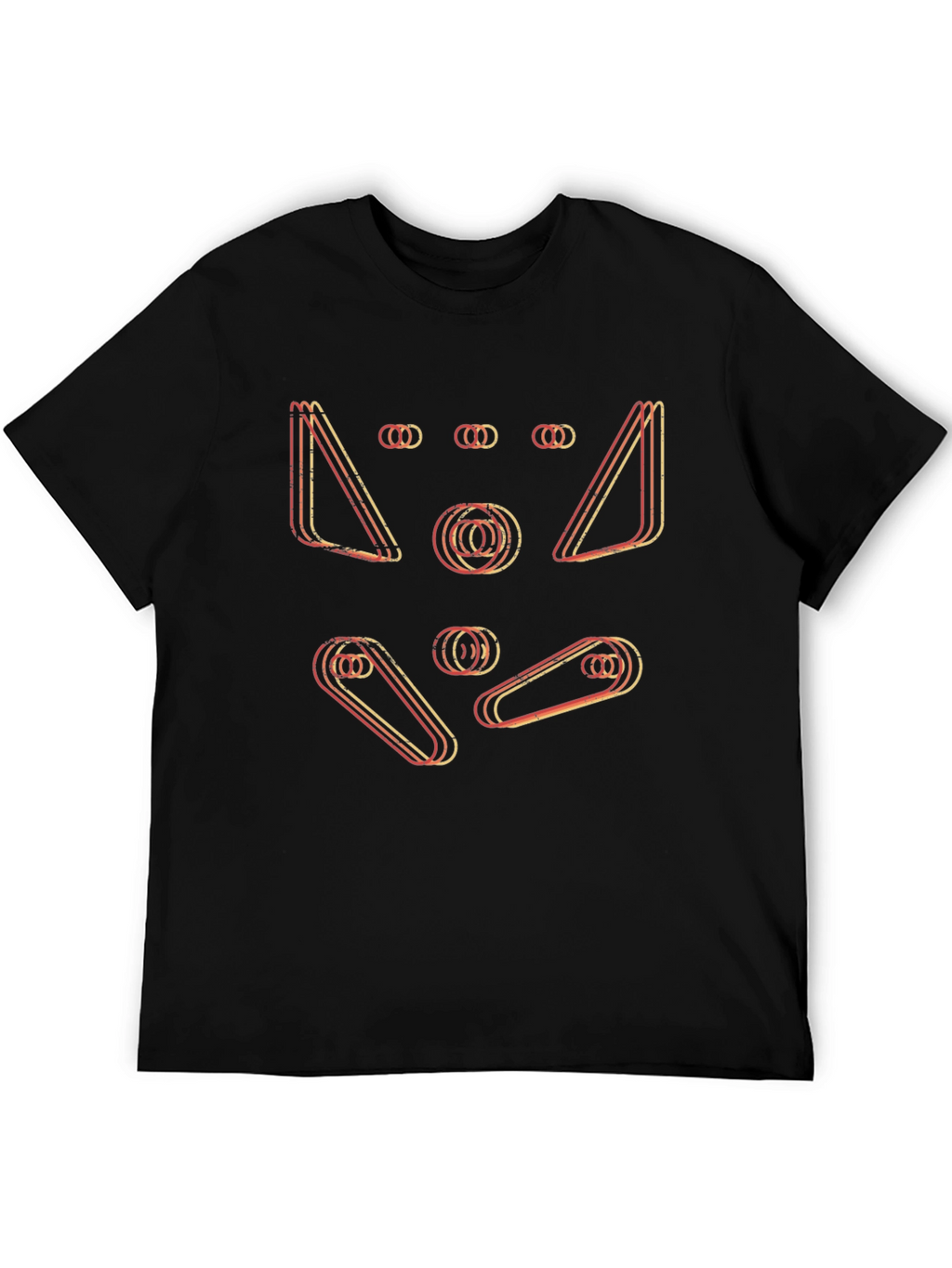 Retro Geometric Graphic T-Shirt
