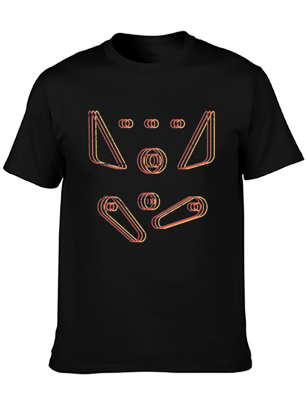 Retro Geometric Graphic T-Shirt