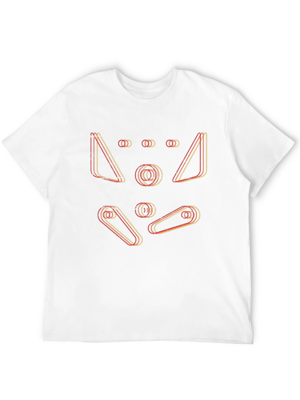 Retro Geometric Graphic T-Shirt
