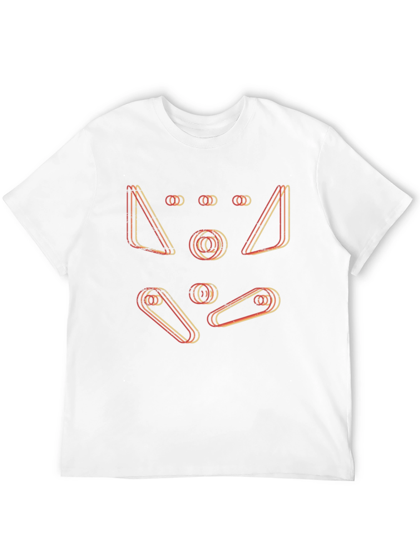 Retro Geometric Graphic T-Shirt