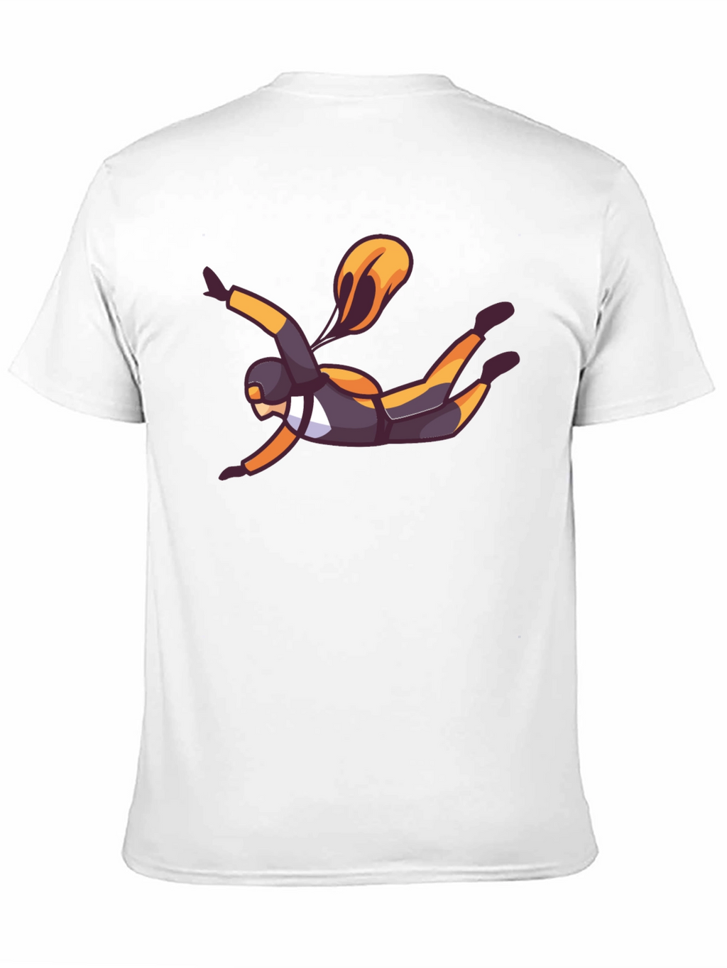 Skydiver Graphic Black T-Shirt