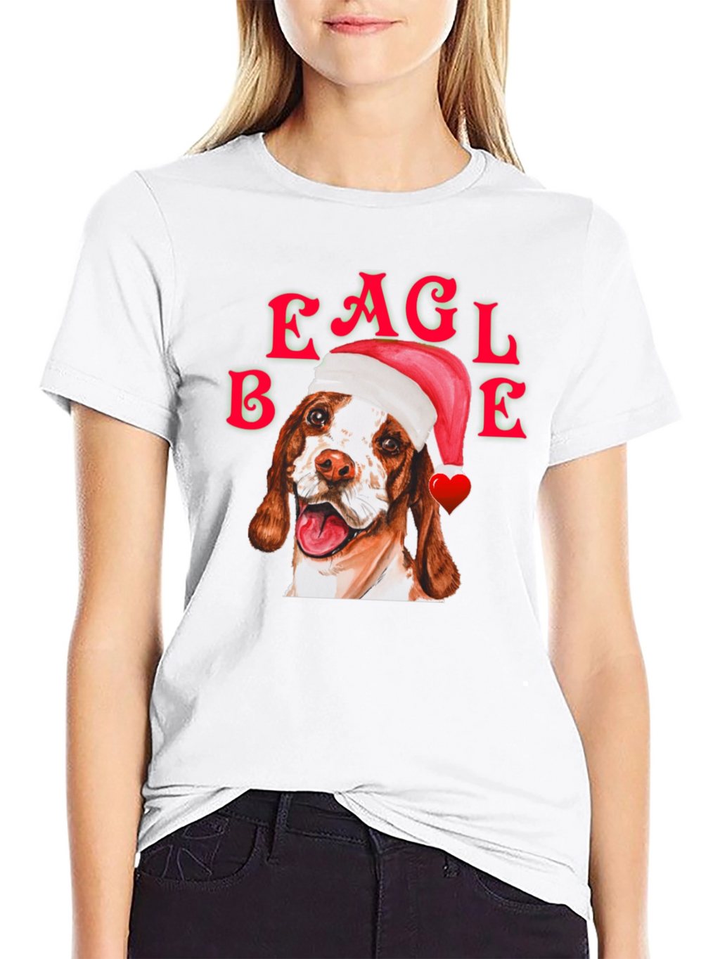 Eagle Beagle Christmas Dog T-Shirt