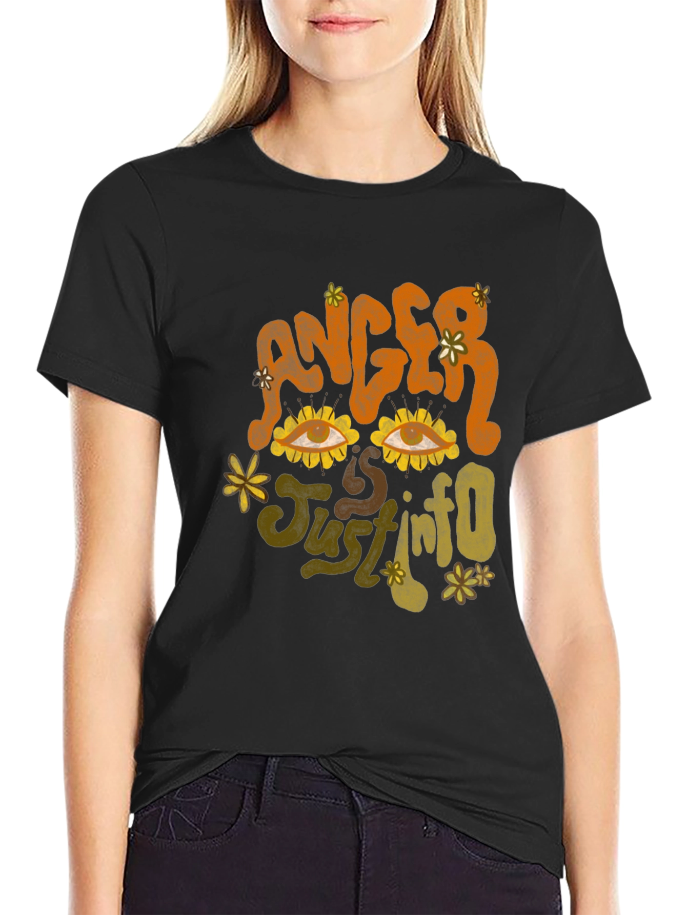 Anger is Just Info Graphic T-Shirt