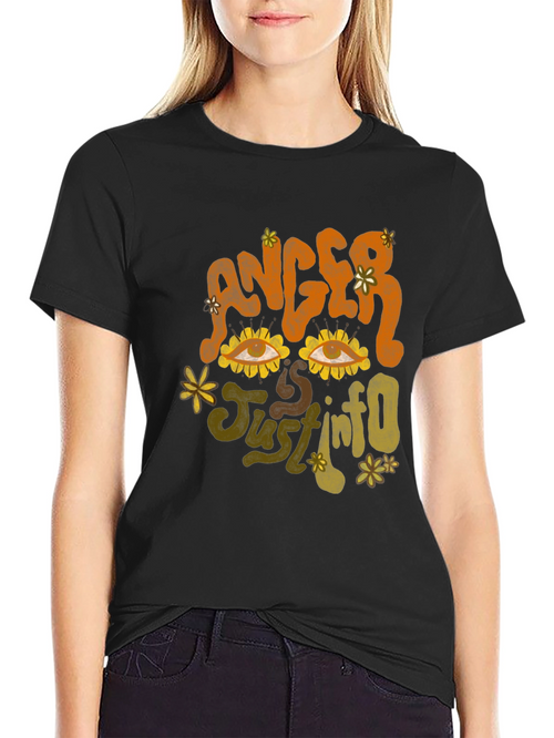 Anger is Just Info Graphic T-Shirt