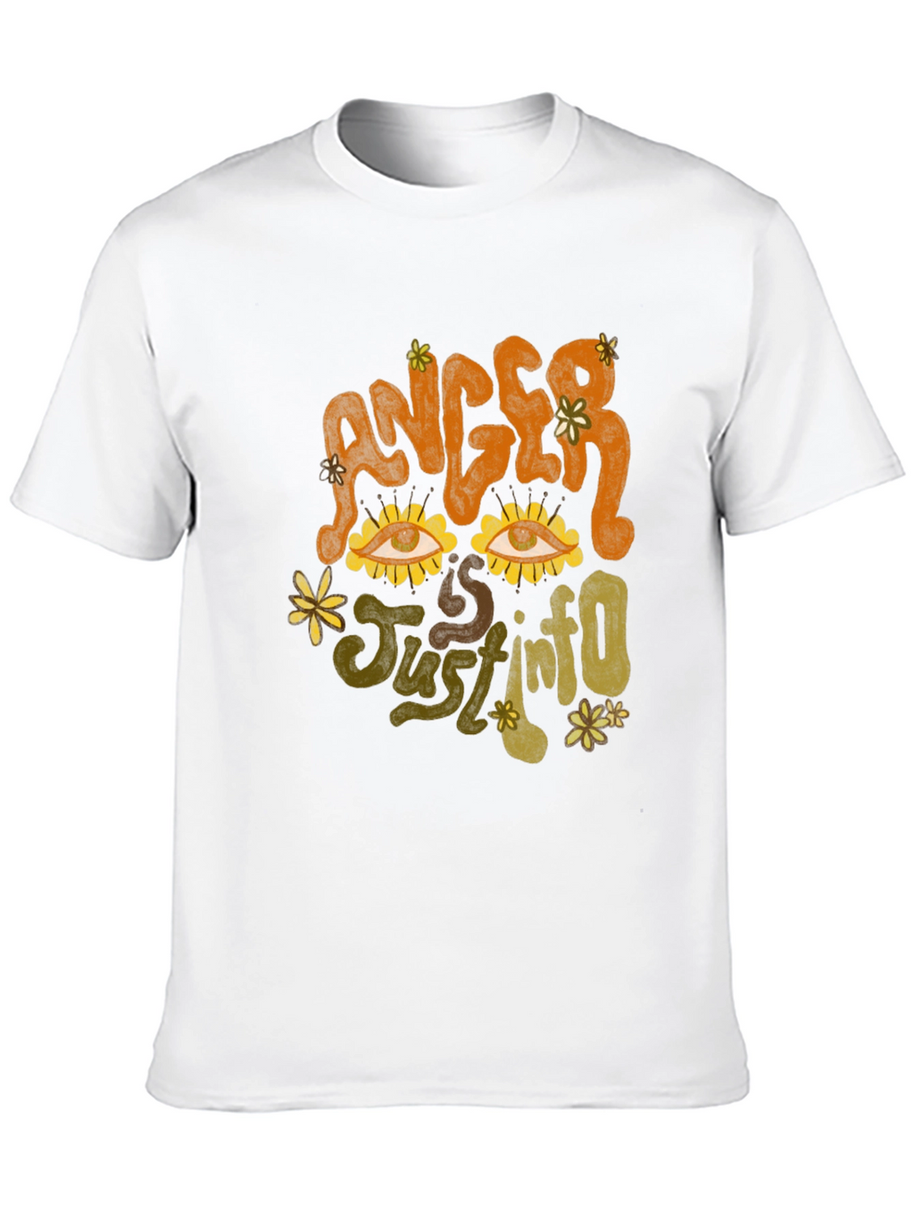 Anger is Just Info Graphic T-Shirt