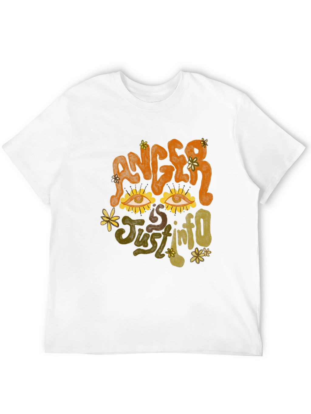 Anger is Just Info Graphic T-Shirt
