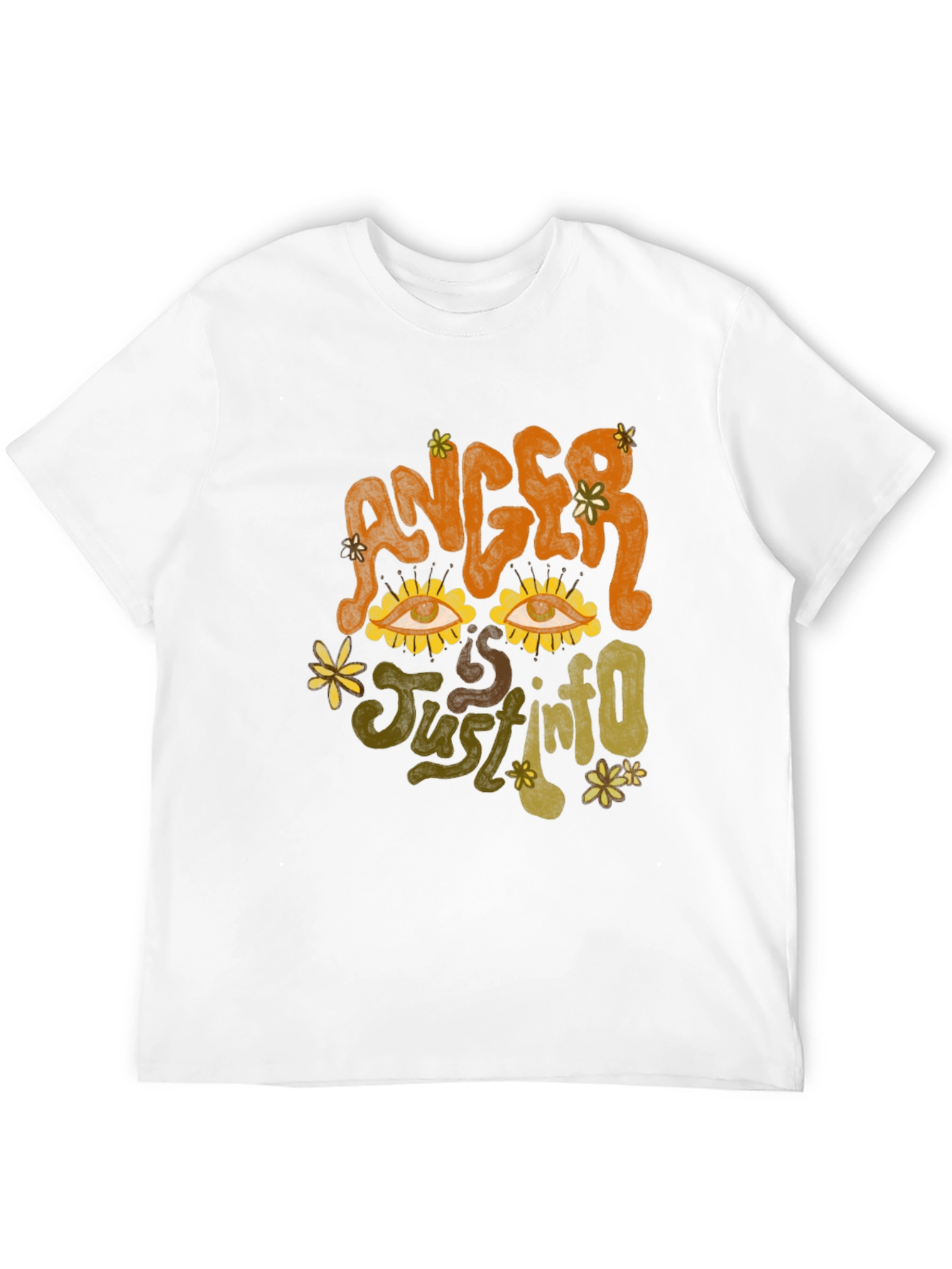 Anger is Just Info Graphic T-Shirt