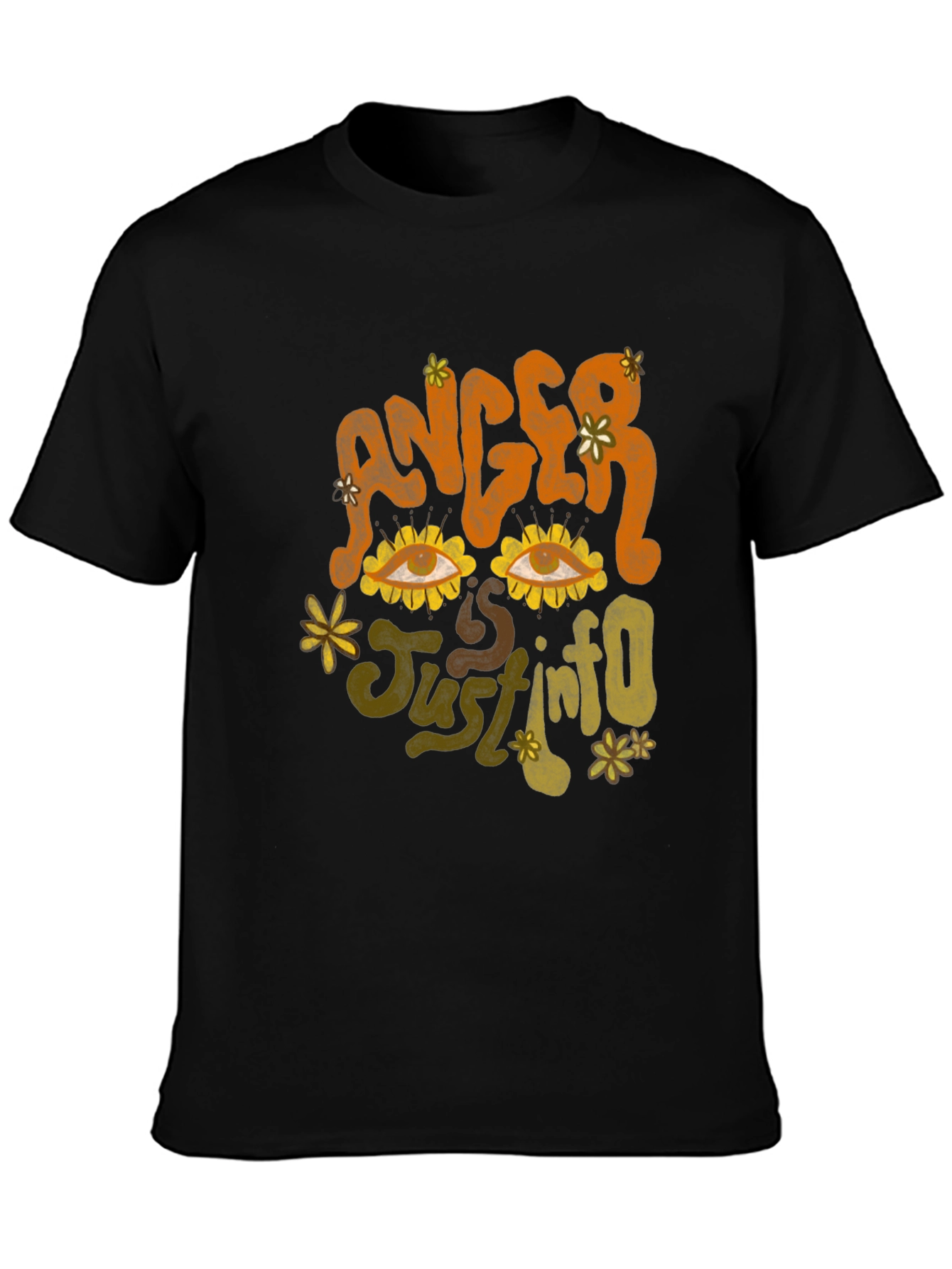 Anger is Just Info Graphic T-Shirt