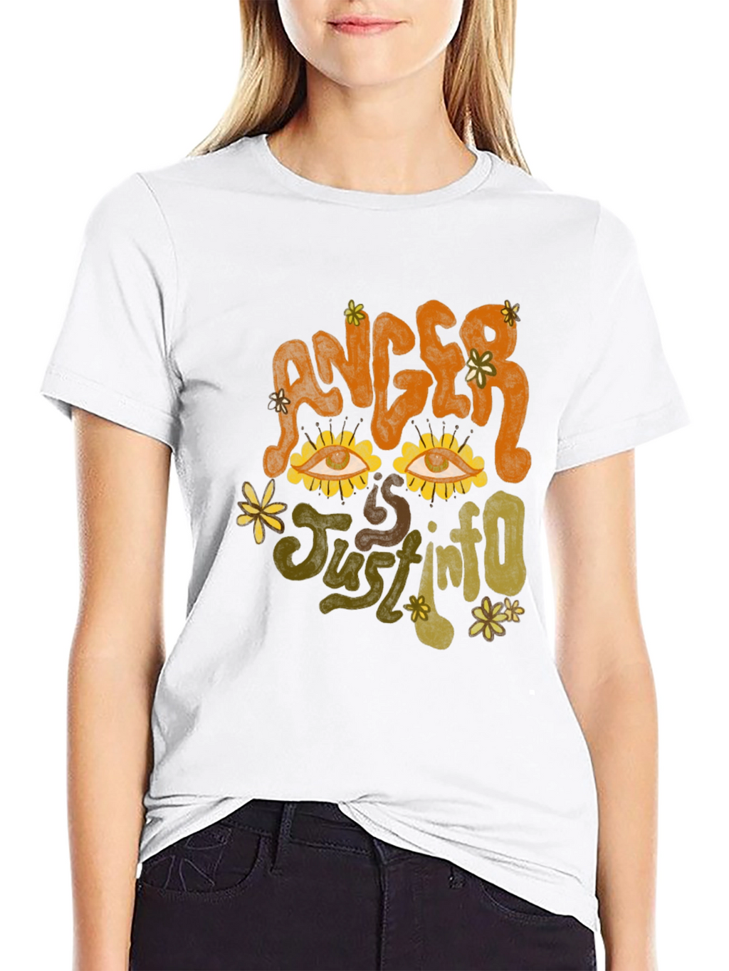 Anger is Just Info Graphic T-Shirt