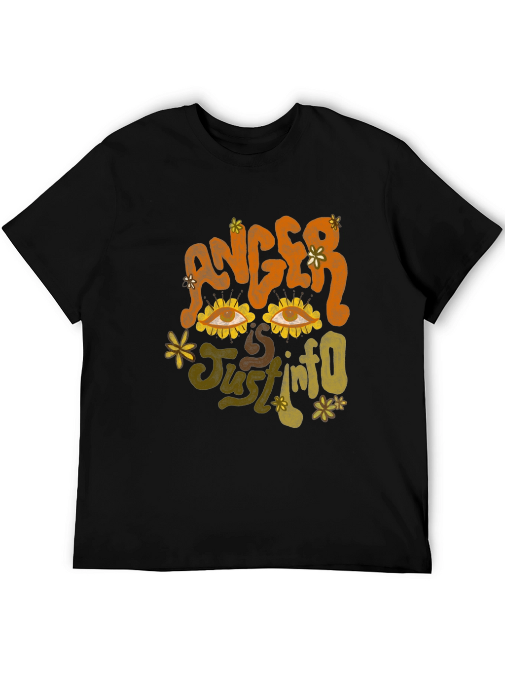 Anger is Just Info Graphic T-Shirt