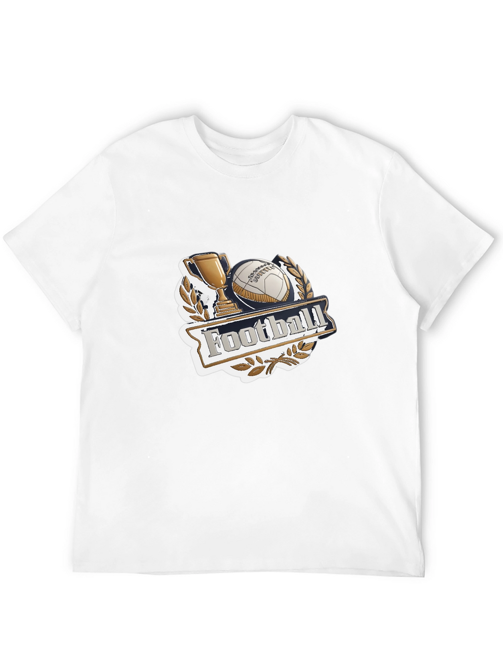 Football Champion Black T-Shirt