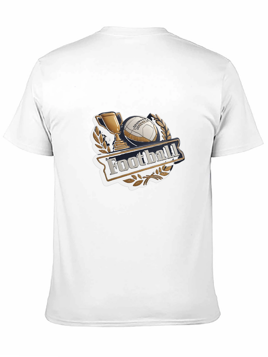 Football Champion Black T-Shirt