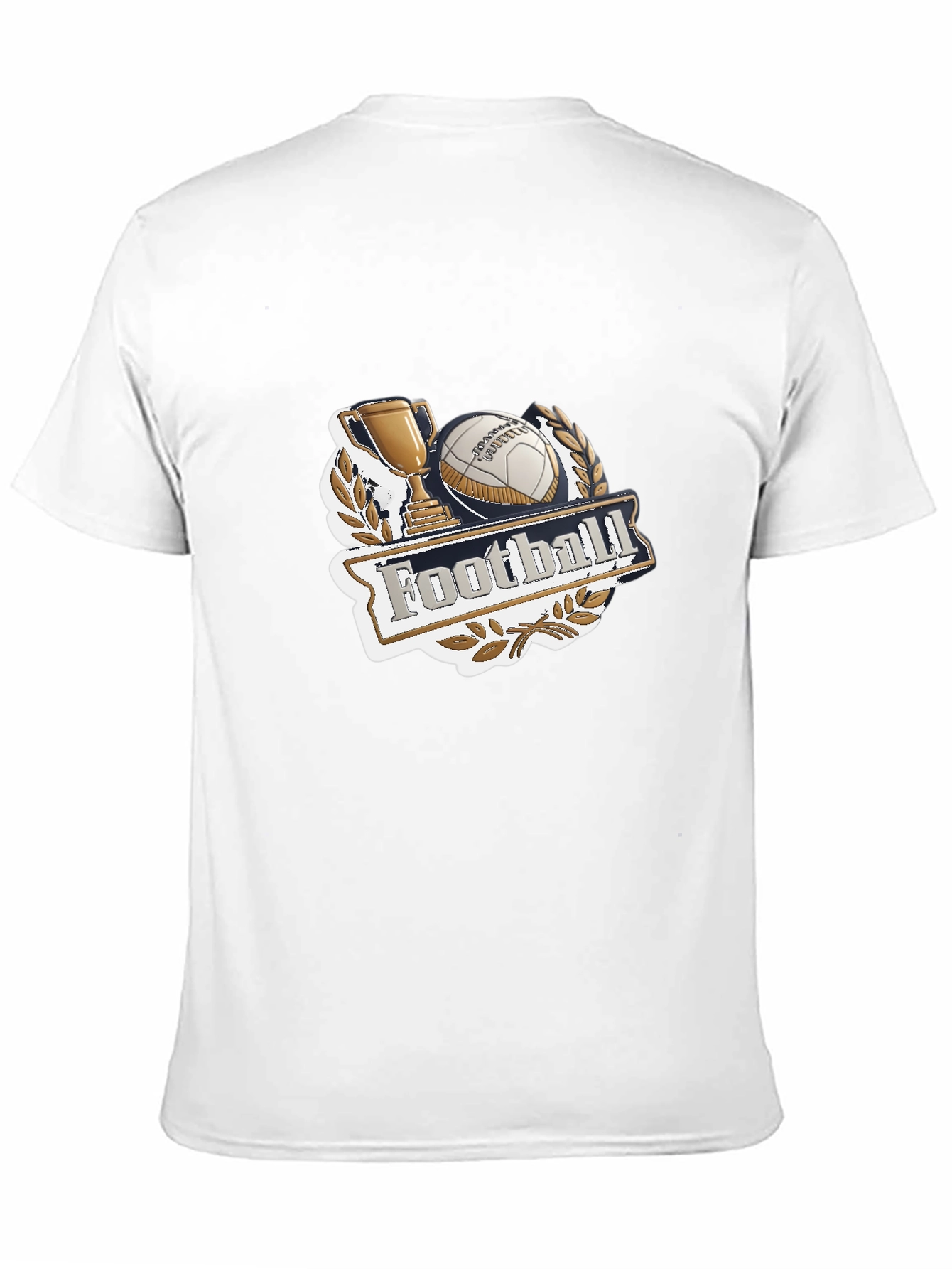 Football Champion Black T-Shirt