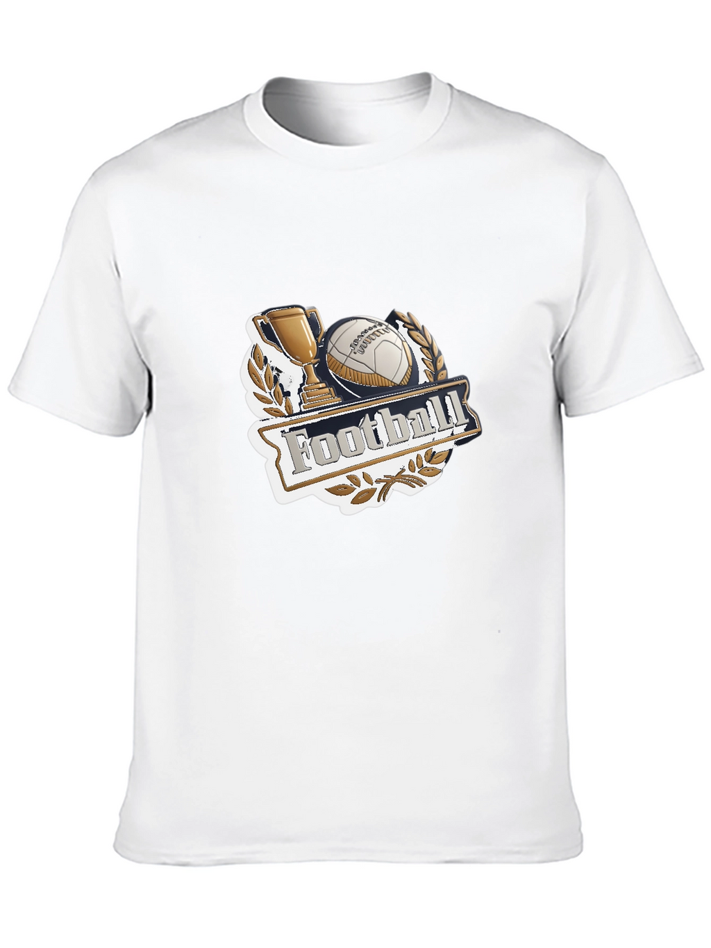 Football Champion Black T-Shirt