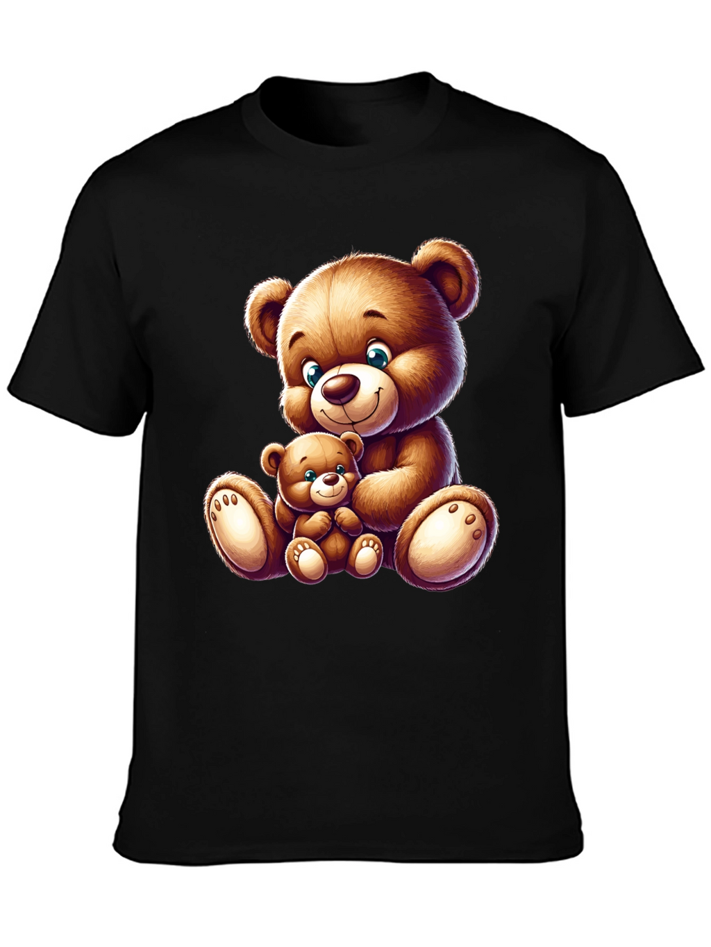 Teddy Bear Graphic Tee - Cute Cartoon Design