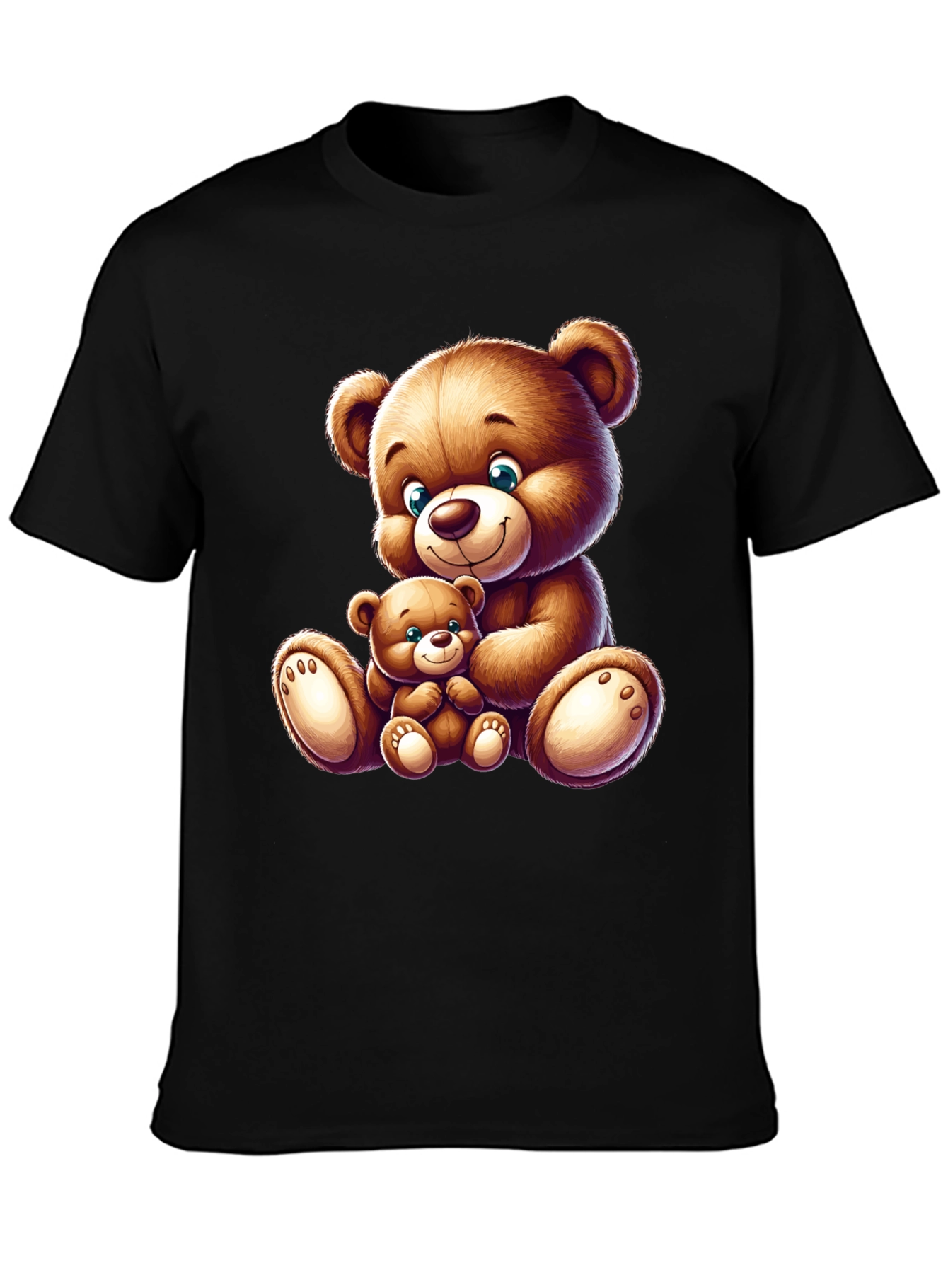 Teddy Bear Graphic Tee - Cute Cartoon Design