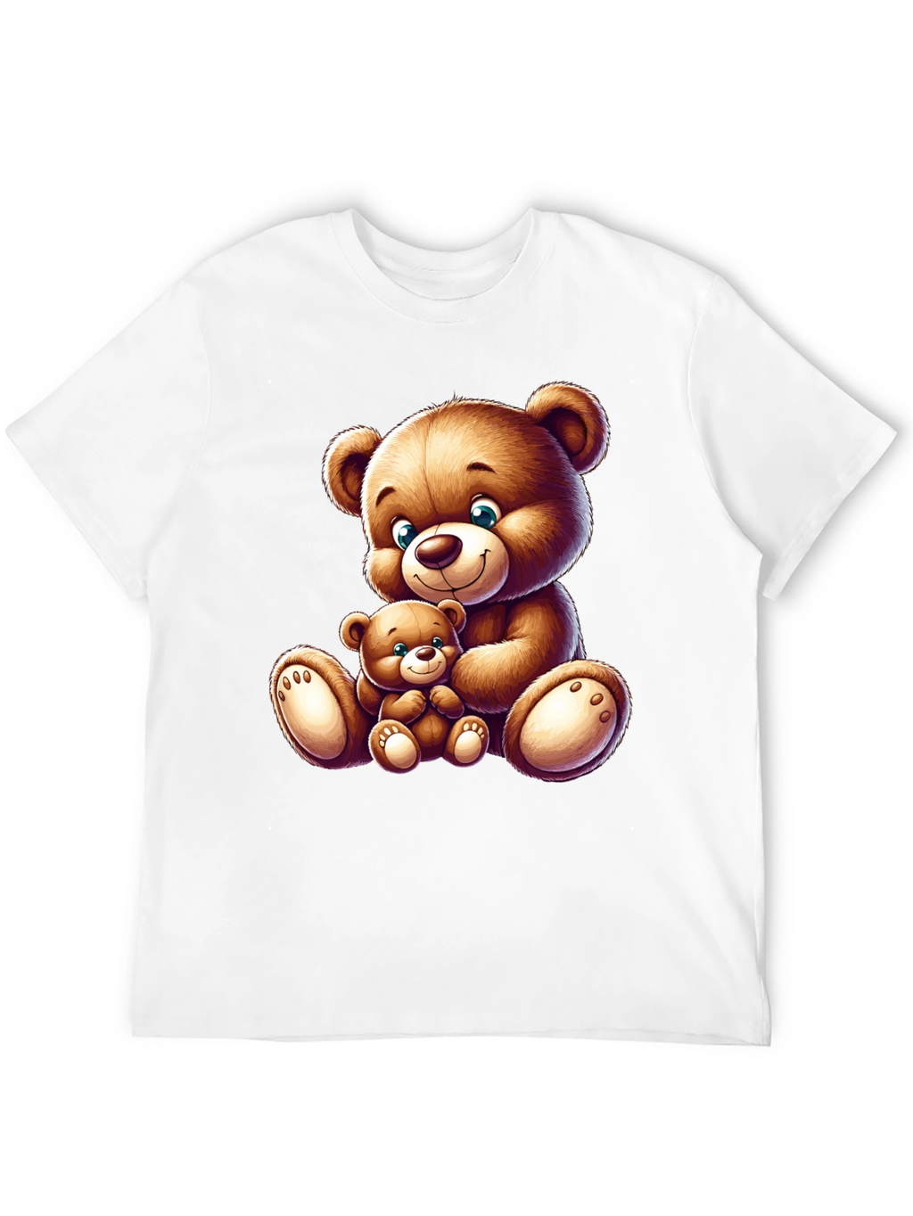 Teddy Bear Graphic Tee - Cute Cartoon Design