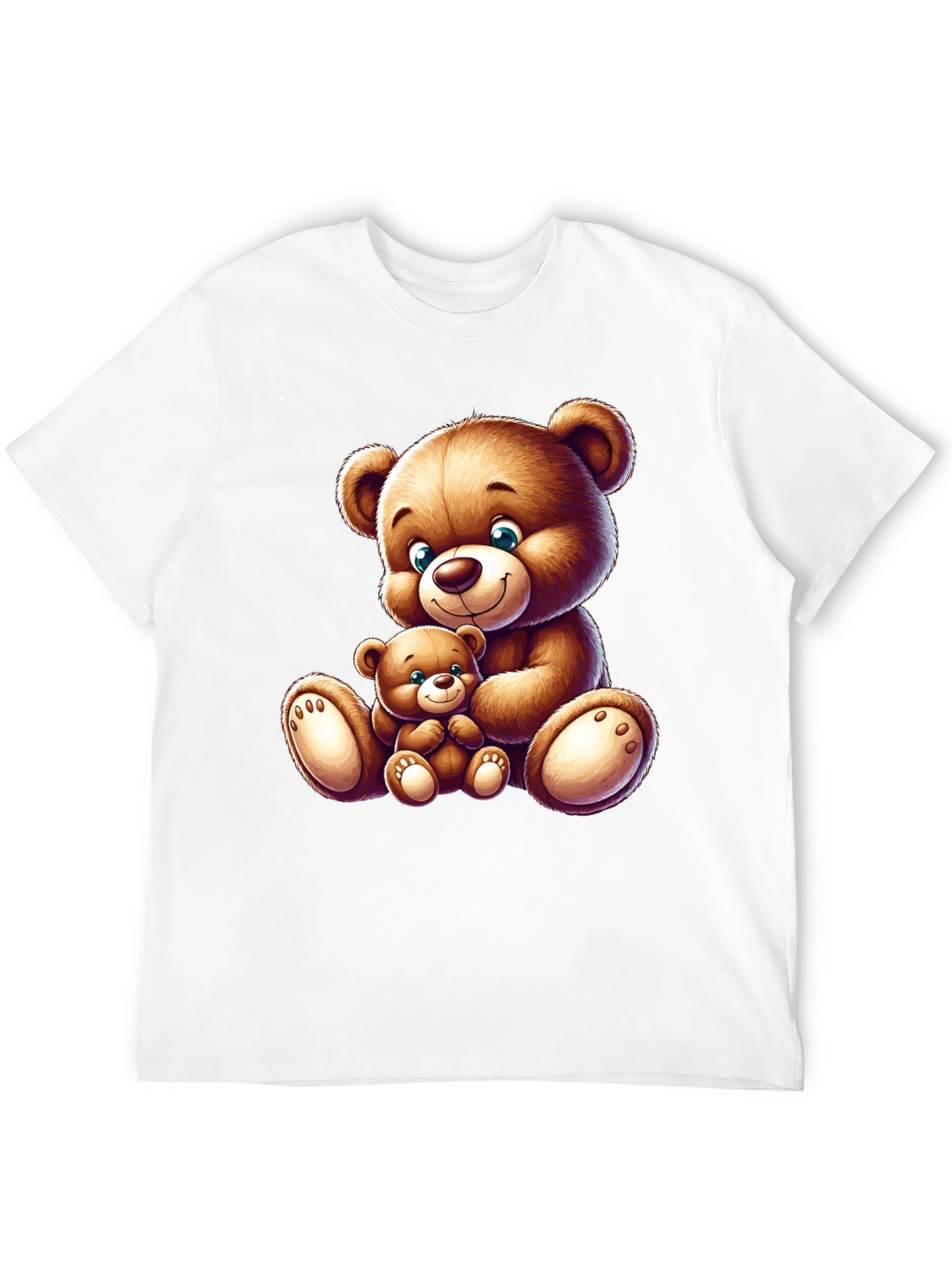 Teddy Bear Graphic Tee - Cute Cartoon Design