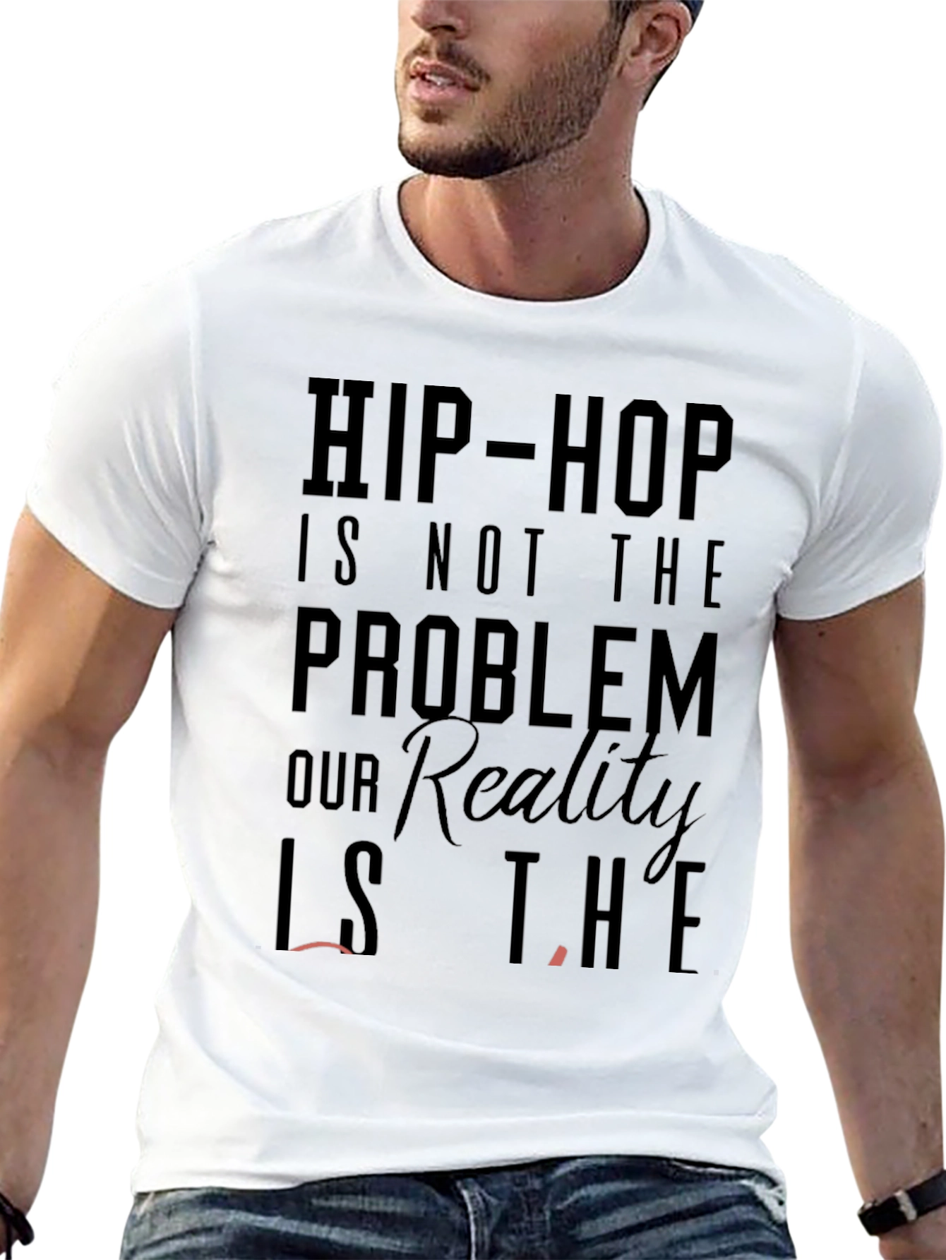 Hip Hop is Not The Problem Mens Graphic T-Shirt