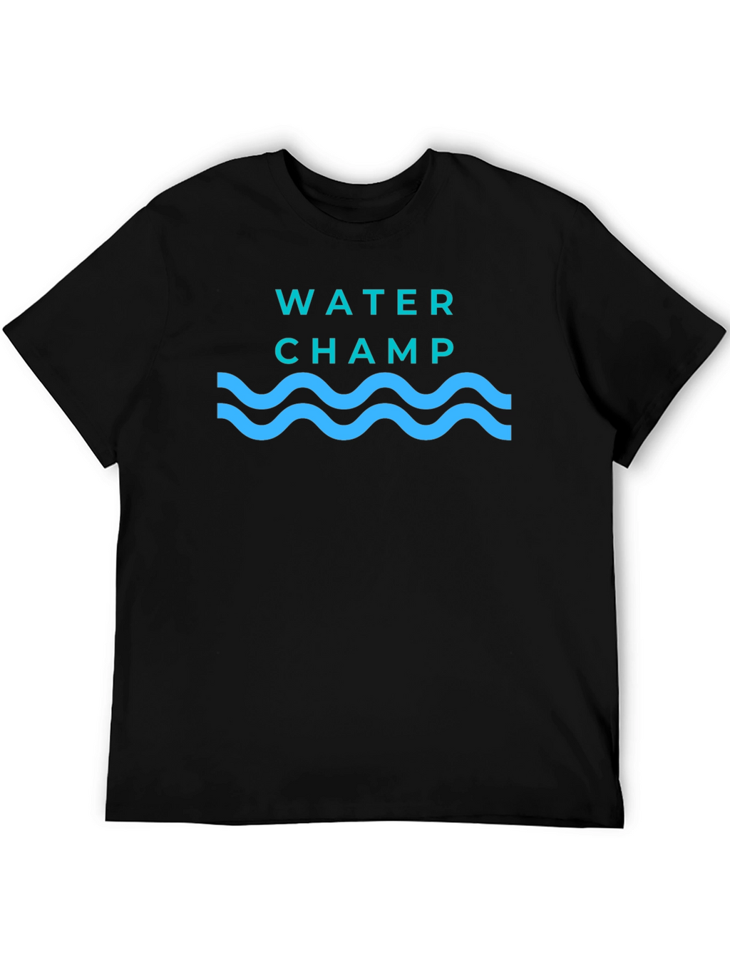 Water Champ Graphic T-Shirt - Black