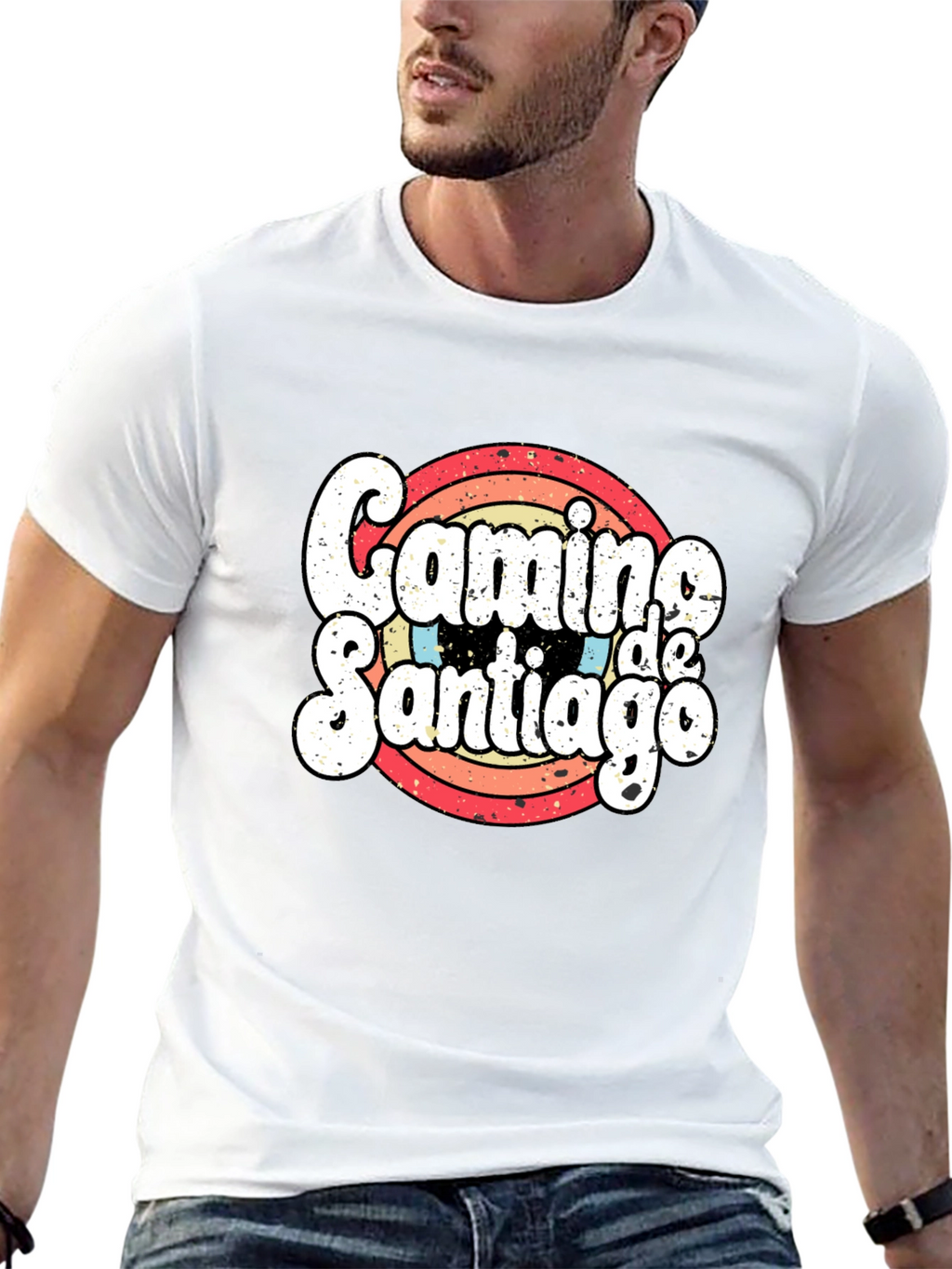 Camino de Santiago Retro T-Shirt