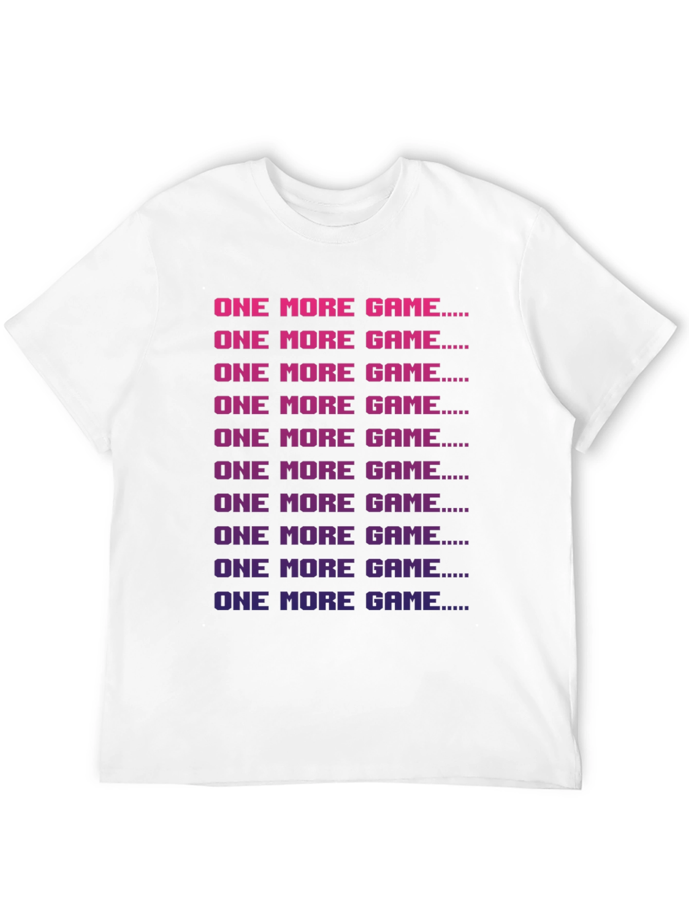 One More Game T-Shirt - Gamer Apparel