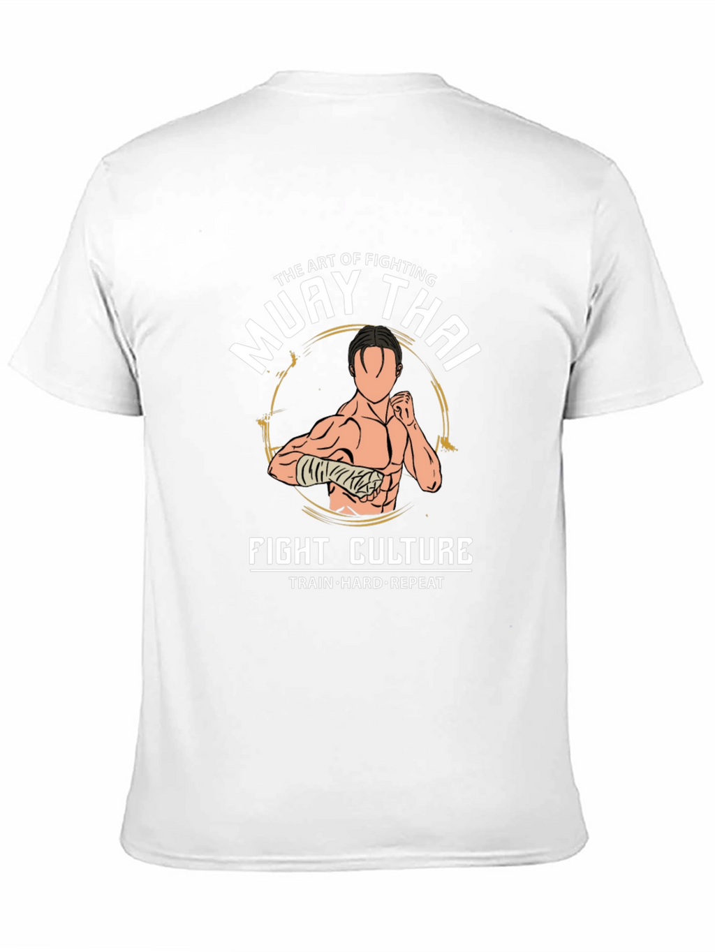 Muay Thai Fight Culture T-Shirt - Train Hard Repeat