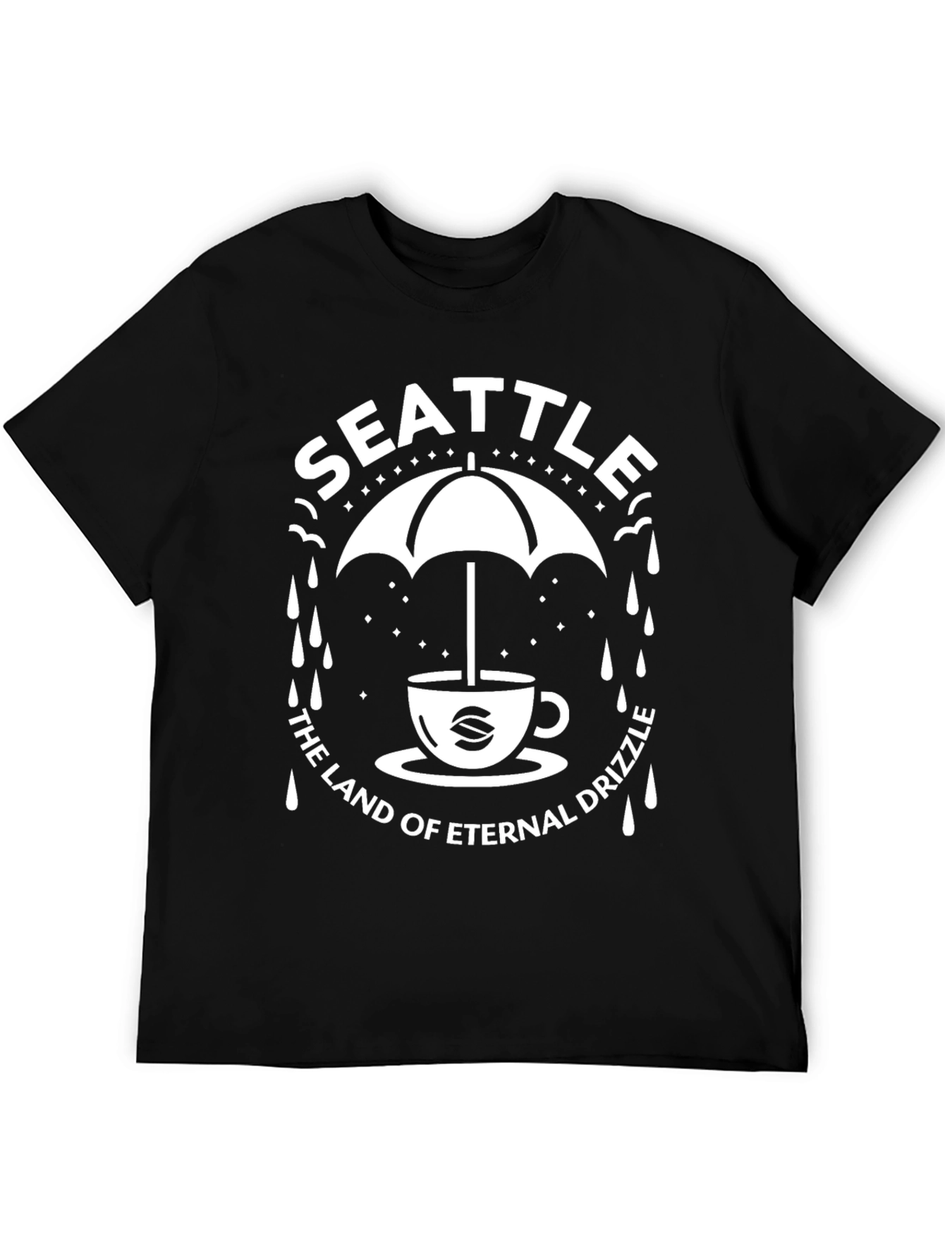 Seattle Eternal Drizzle Graphic T-Shirt