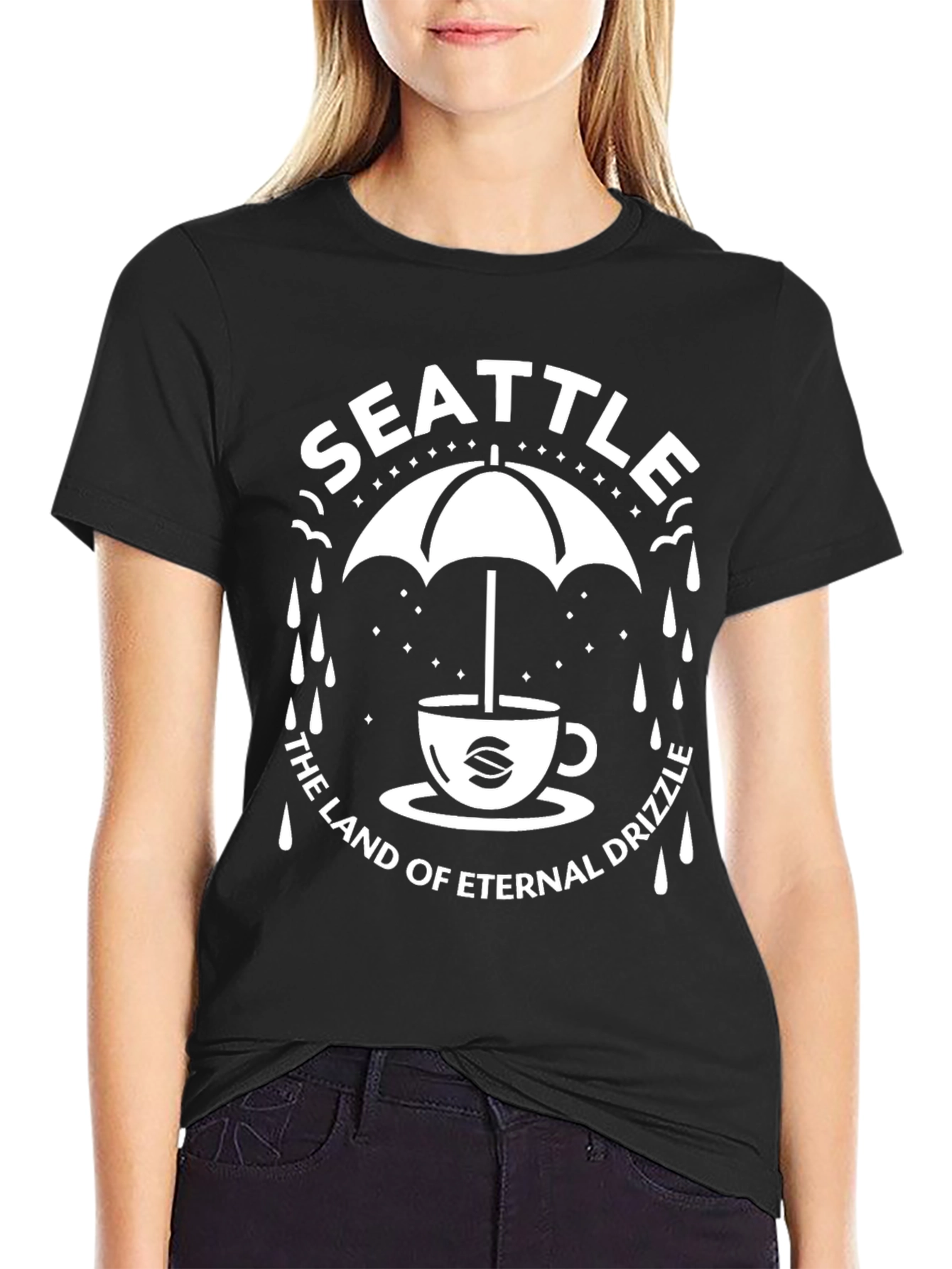 Seattle Eternal Drizzle Graphic T-Shirt